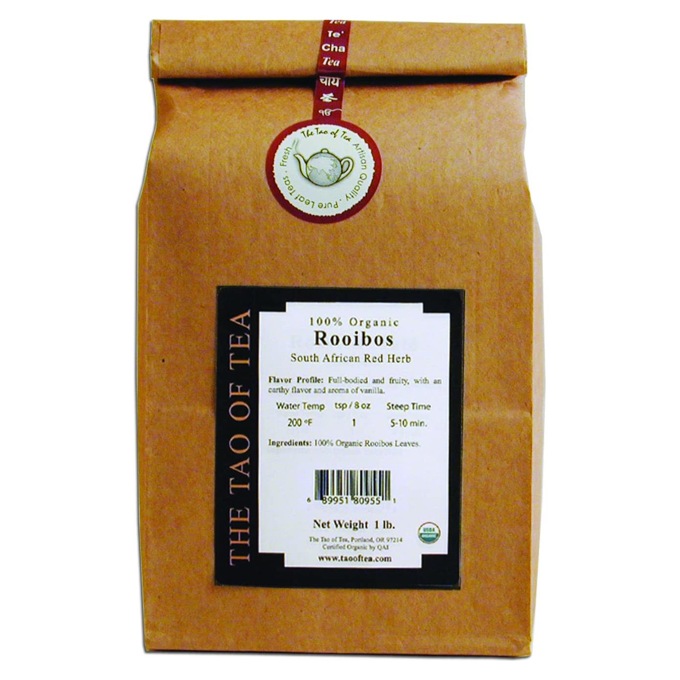 Té Rooibos Orgánico El Tao del Té 0.45 kg Sin Cafeína