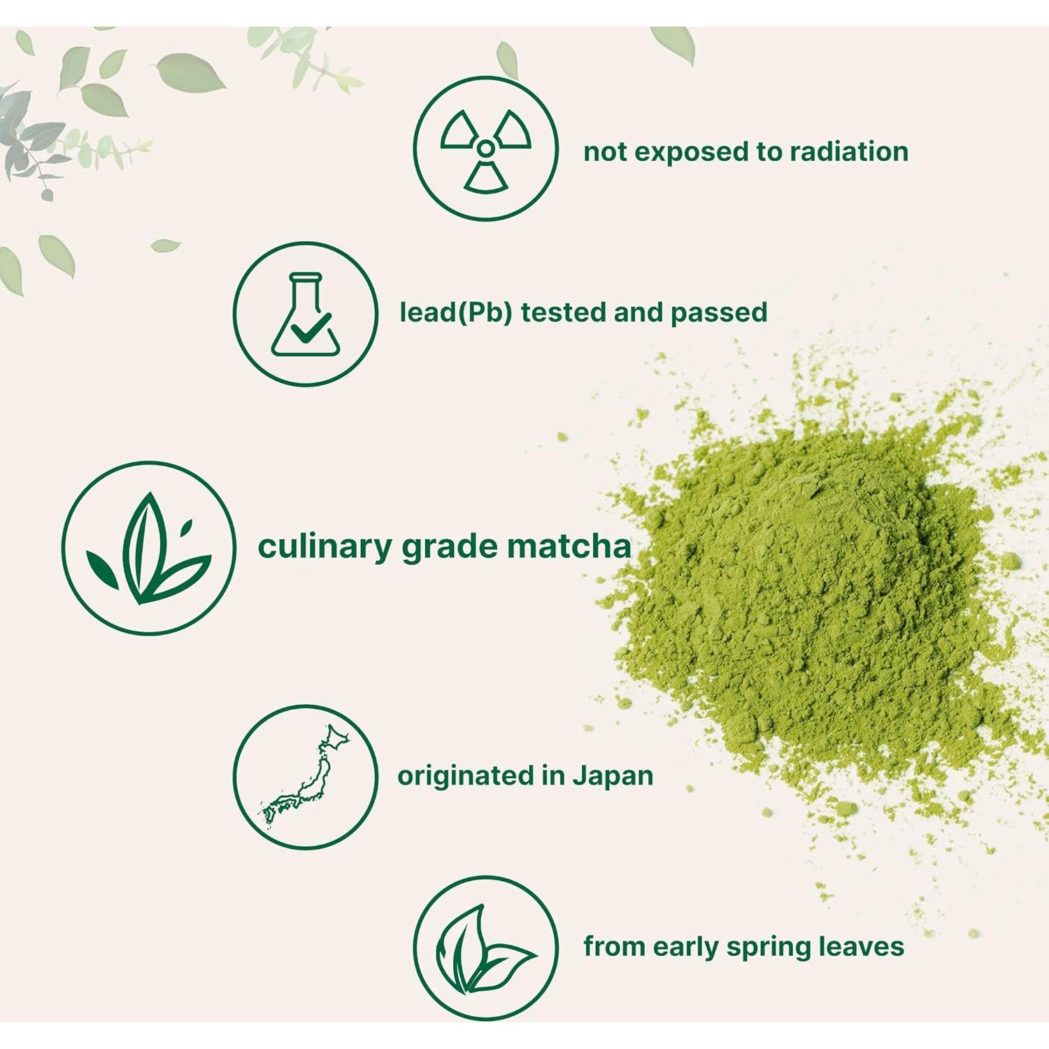 Polvo de Té Verde Matcha Orgánico Micro Ingredients 453g