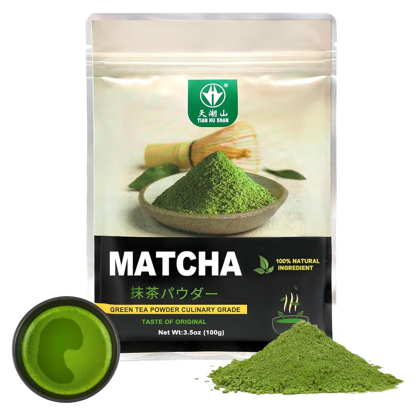 Polvo de Té Verde Matcha Culinario TIAN HU SHAN 100g