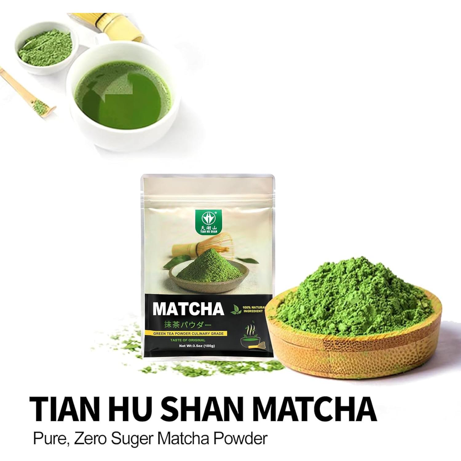 Polvo de Té Verde Matcha Culinario TIAN HU SHAN 100g