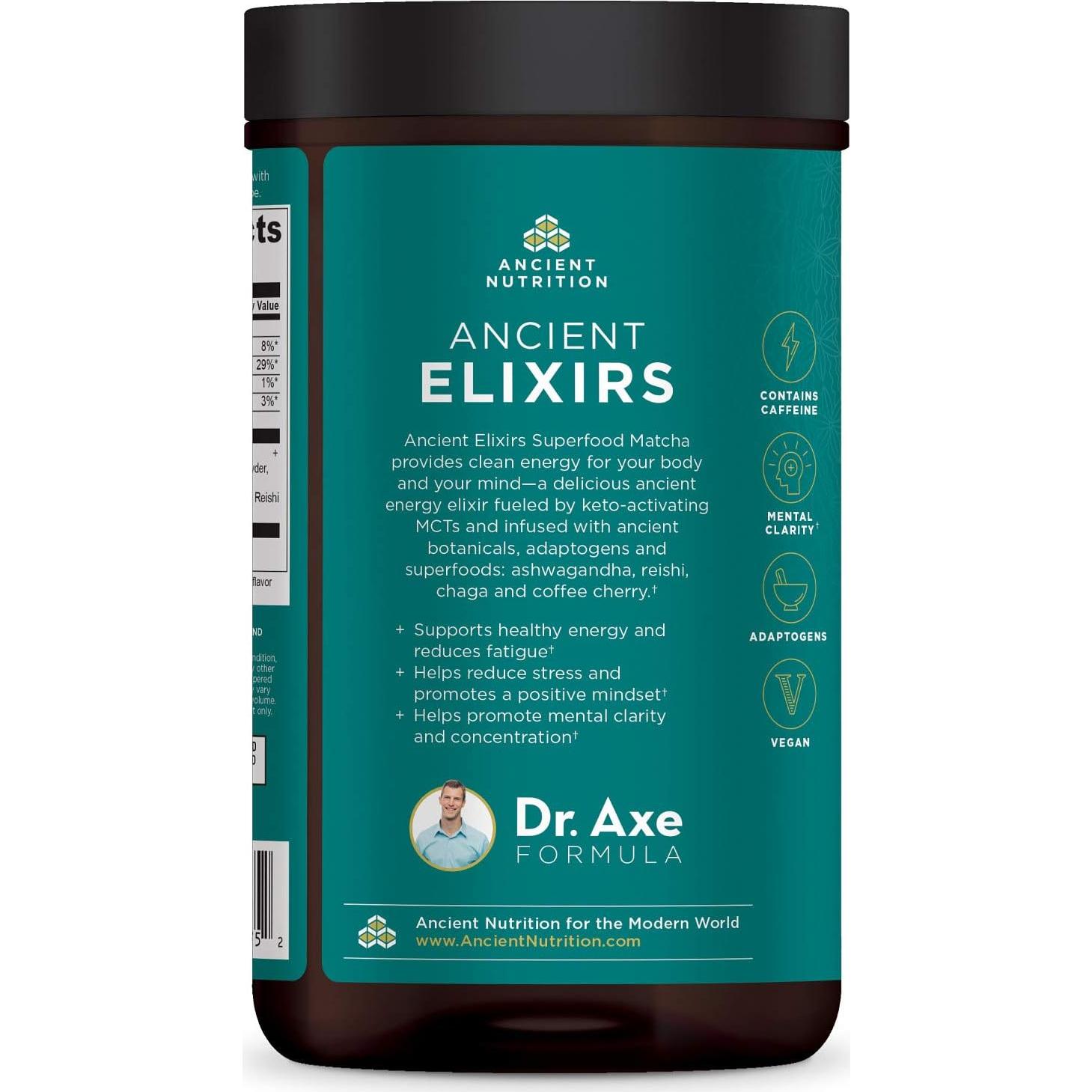 Polvo de Té Verde Matcha Superfood Ancient Elixirs 211g