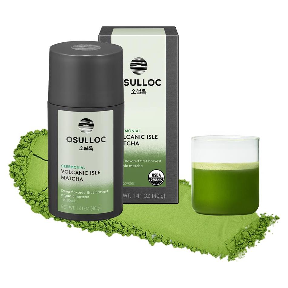 Polvo de Matcha Ceremonial OSULLOC 40g - Té Verde de Jeju