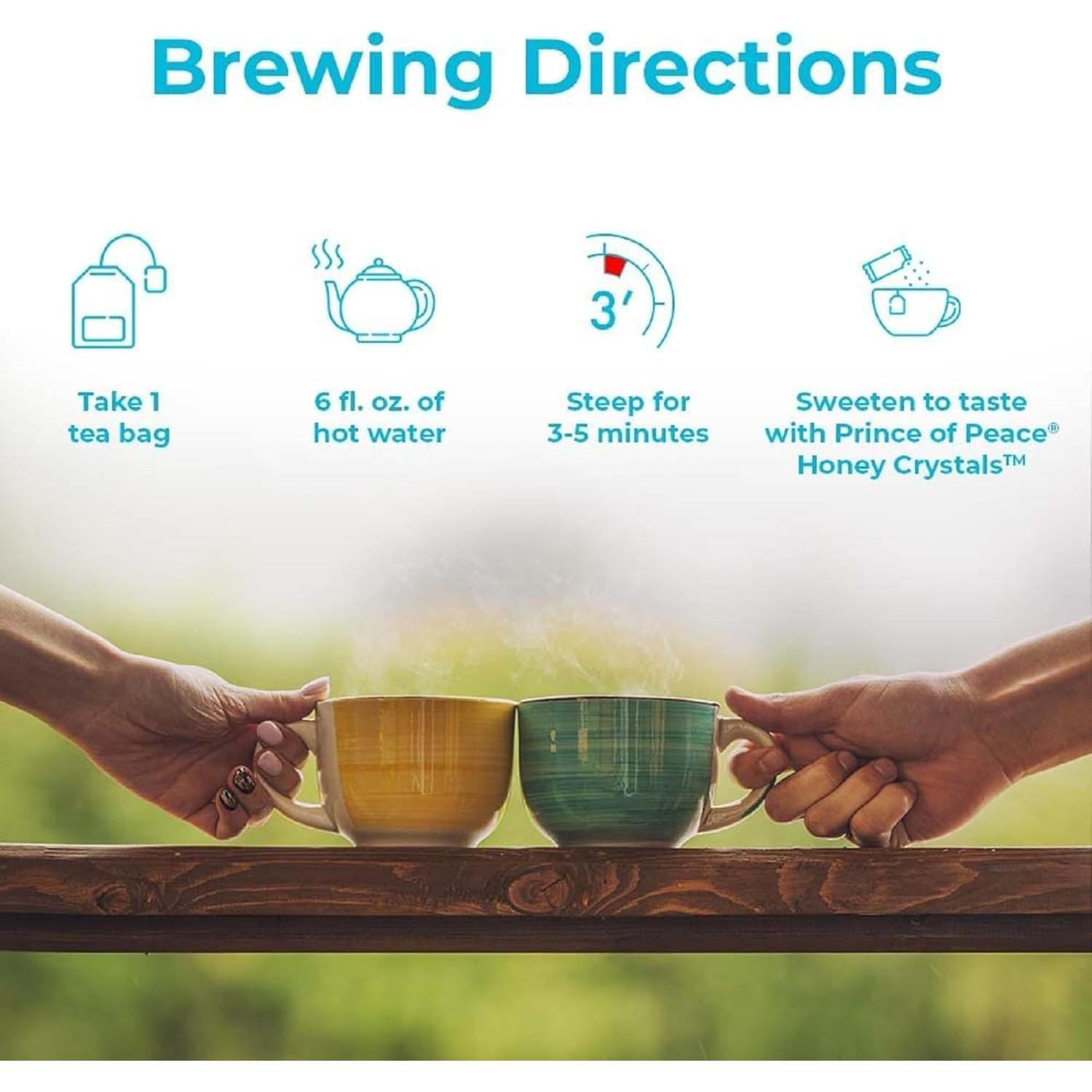 Té Oolong Orgánico Príncipe de la Paz - 100 Bolsitas 142g