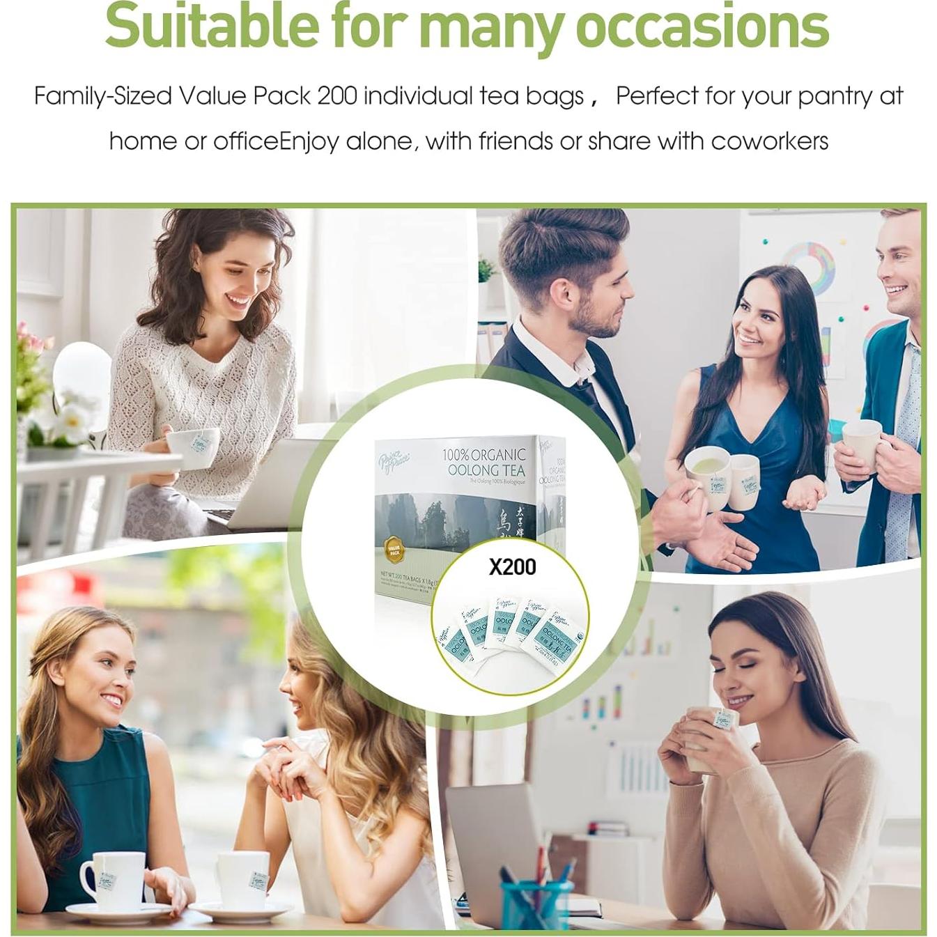 Té Orgánico Príncipe de la Paz Oolong 200 Bolsitas 340g