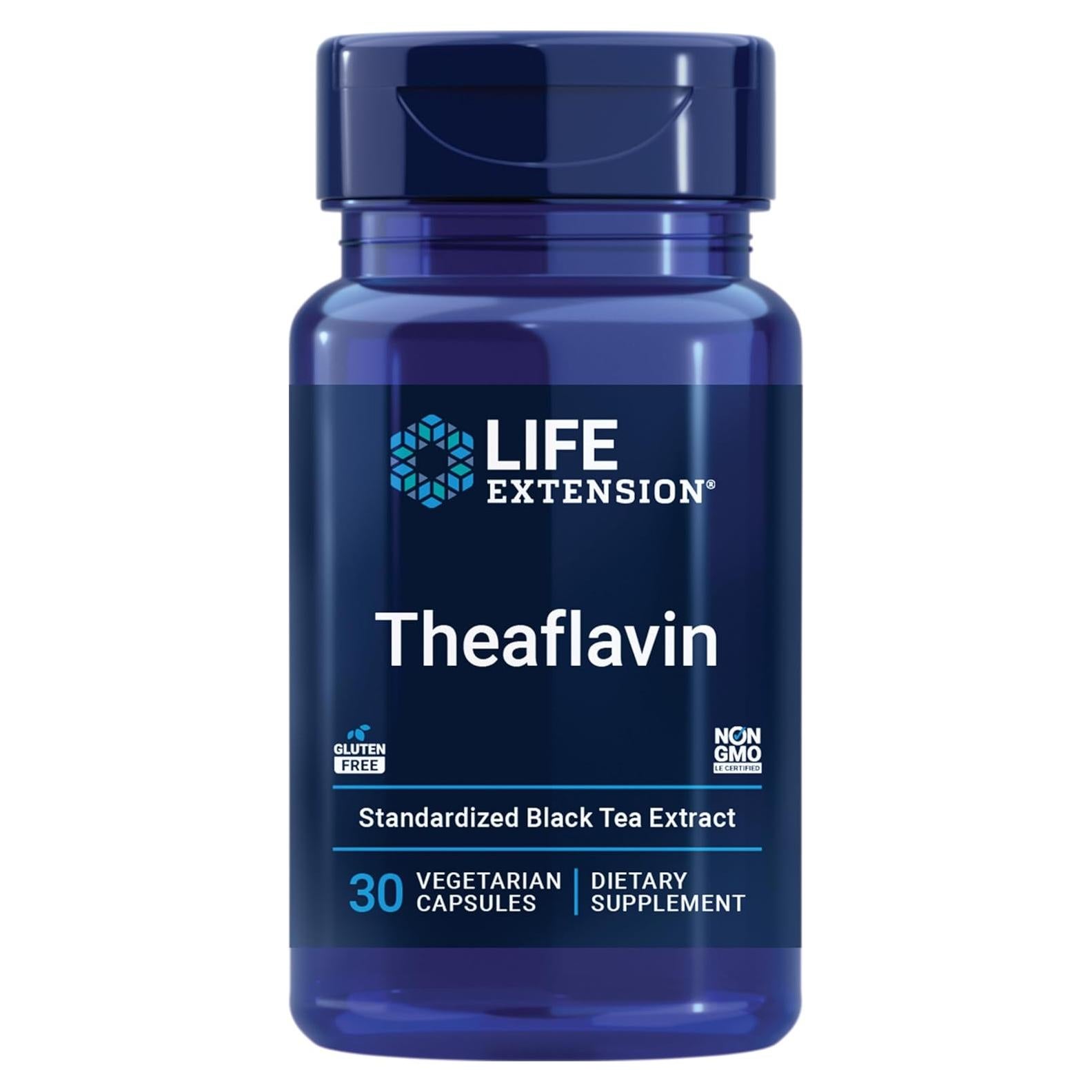 Extracto de Teaflavina Life Extension - 30 Cápsulas Antioxidantes
