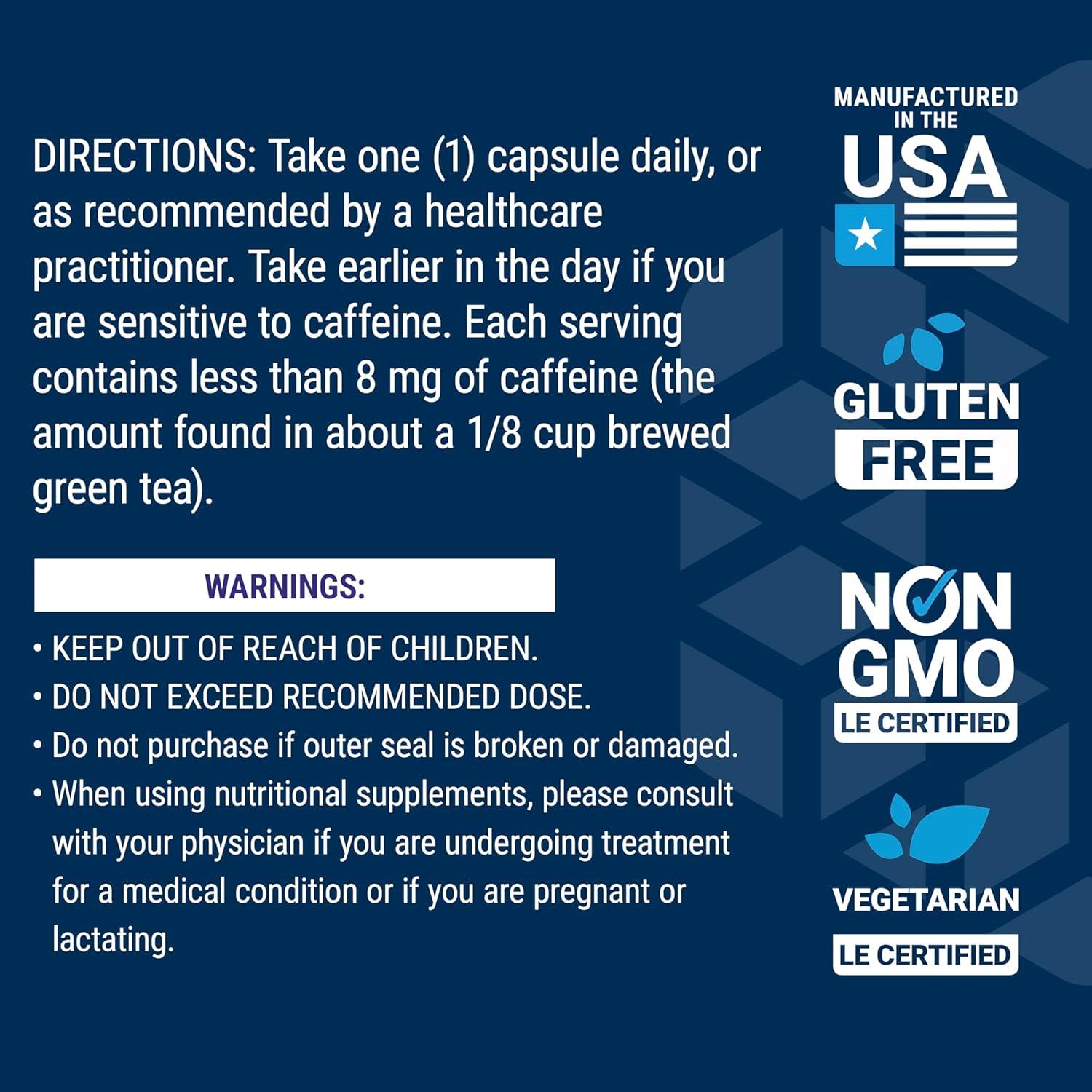 Extracto de Teaflavina Life Extension - 30 Cápsulas Antioxidantes