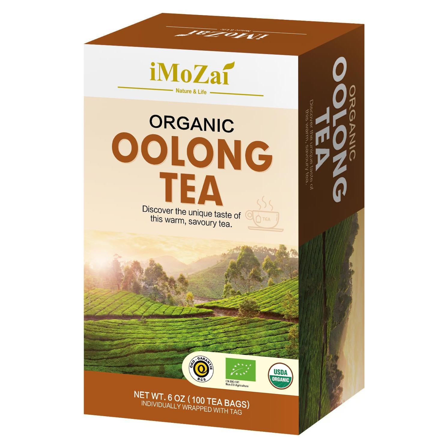 Té Oolong Orgánico Imozai 100 Bolsitas Individuales