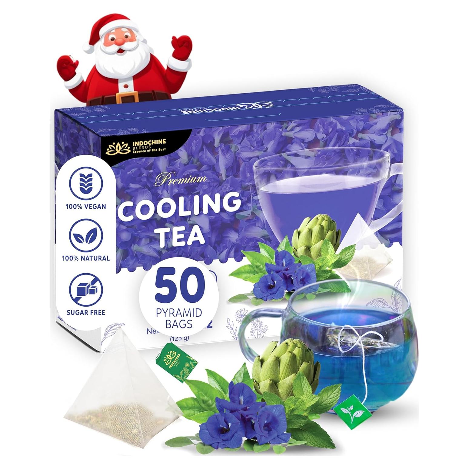 Té Herbal Refrescante Indochine Blends 125g - 50 Bolsitas Pirámide