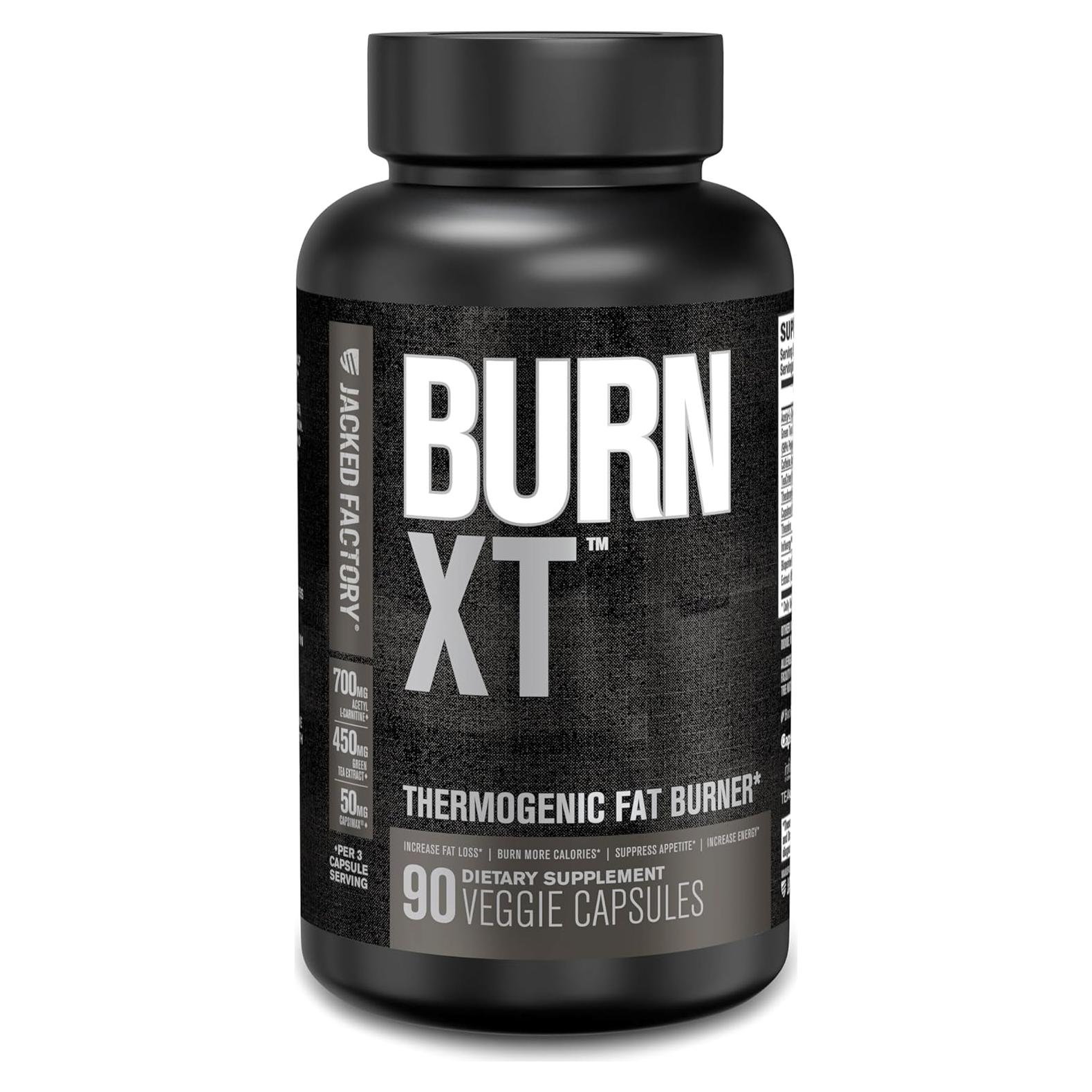 Suplemento Termogénico Jacked Factory Burn XT 90 Cápsulas