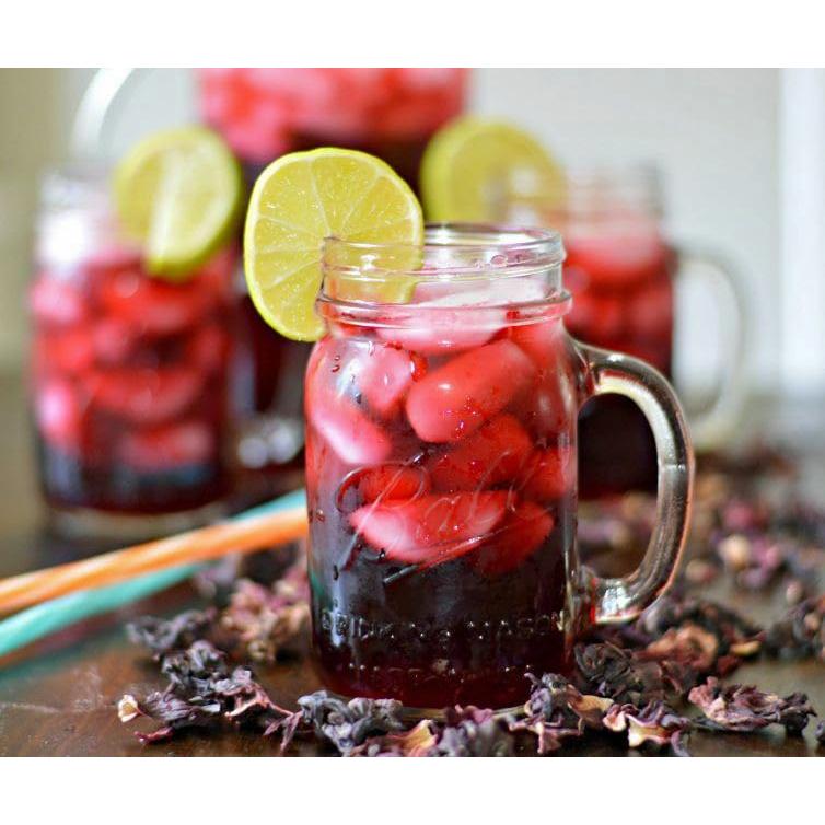 Flores de Hibisco Orgánicas EarthWise 450g - Té Herbal