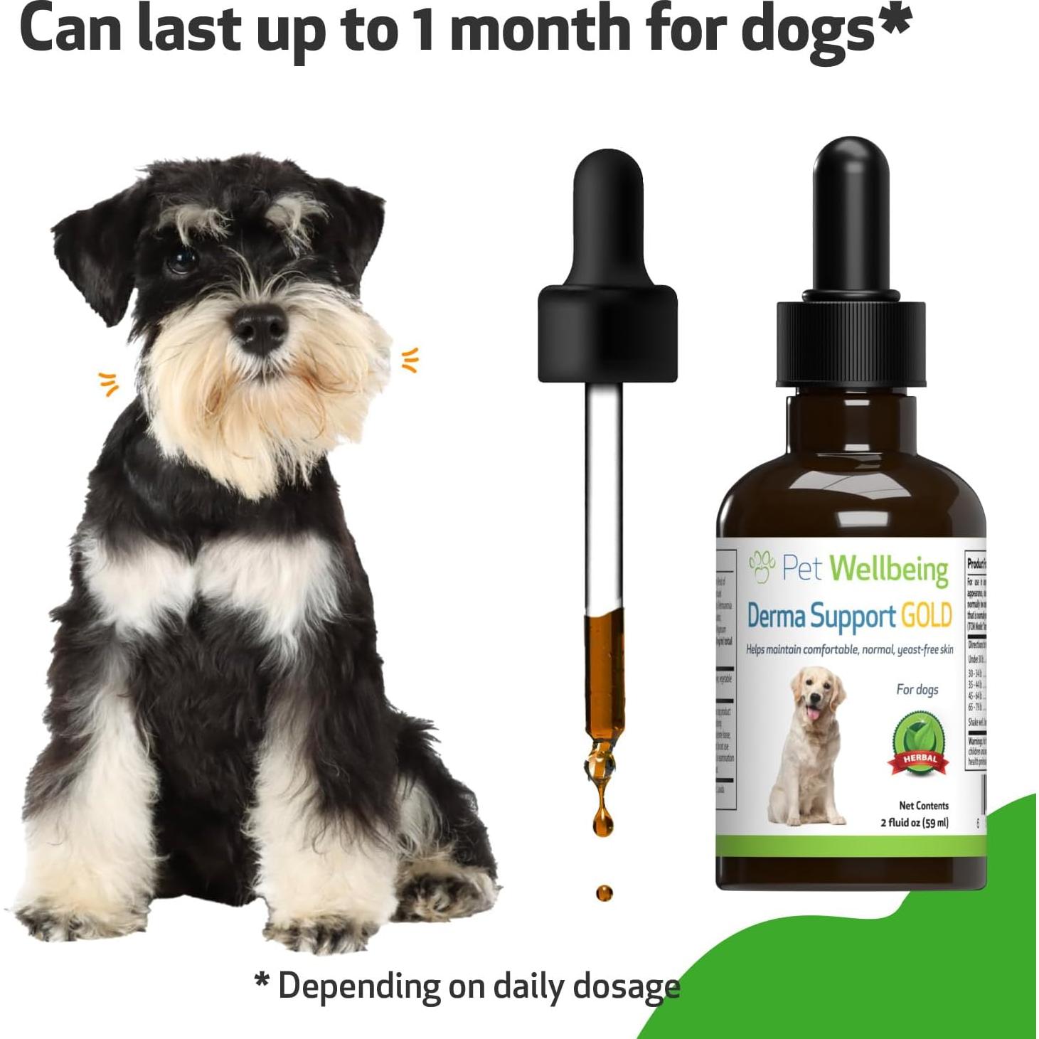 Suplemento Herbal Pet Wellbeing Derma Support Gold 59 ml