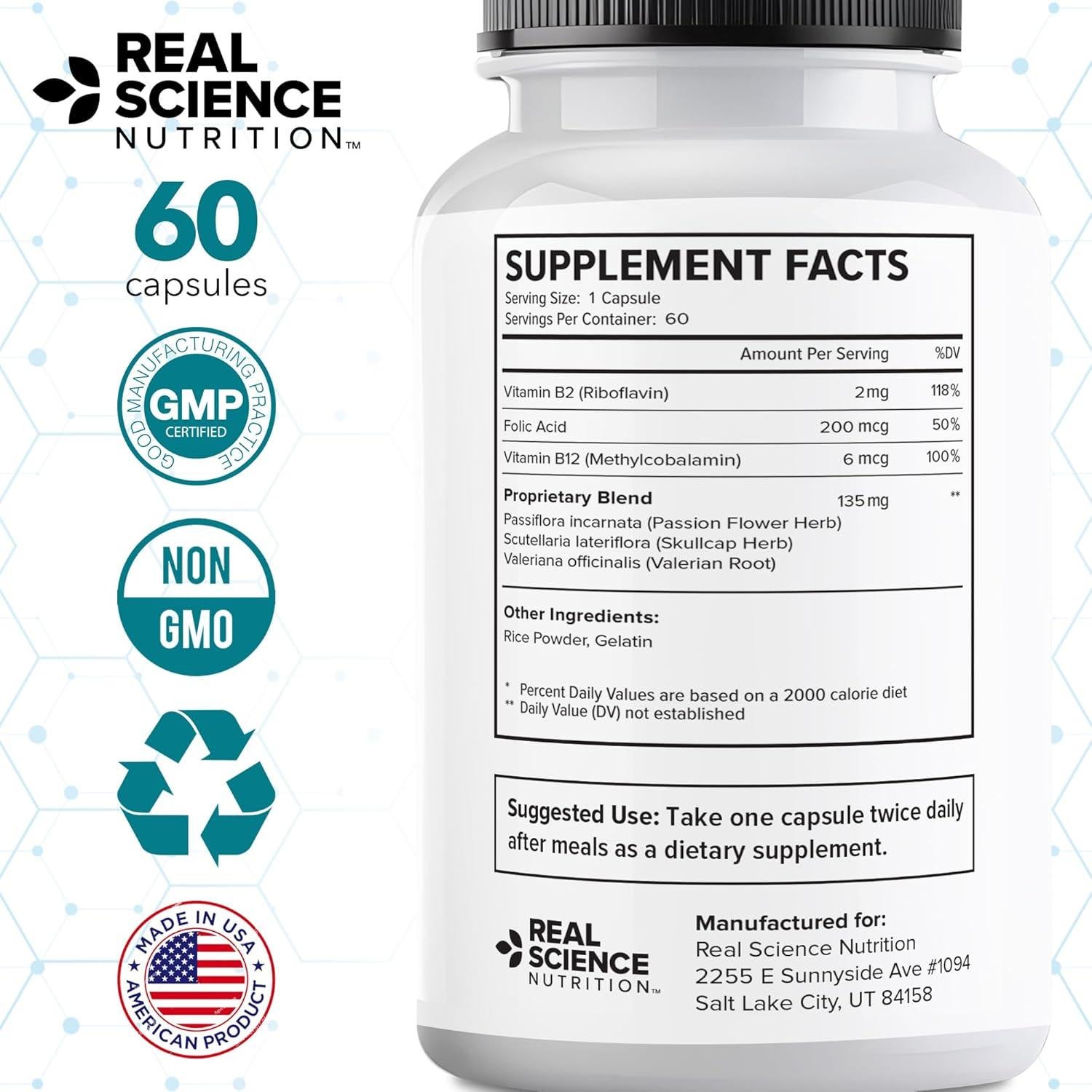 Tremanol Suplemento Herbal para Alivio de Temblor Esencial - 60 Cápsulas