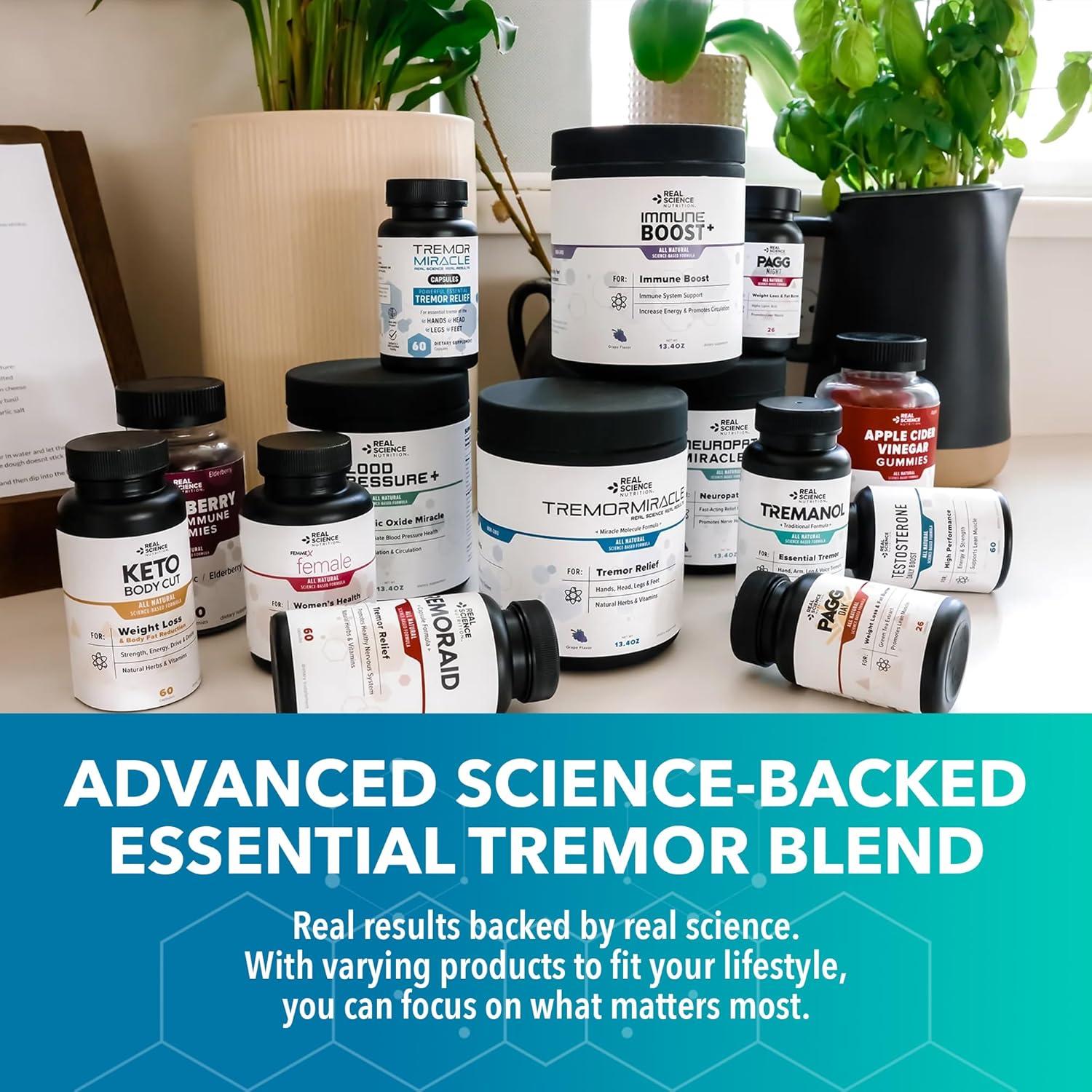 Tremanol Suplemento Herbal para Alivio de Temblor Esencial - 60 Cápsulas