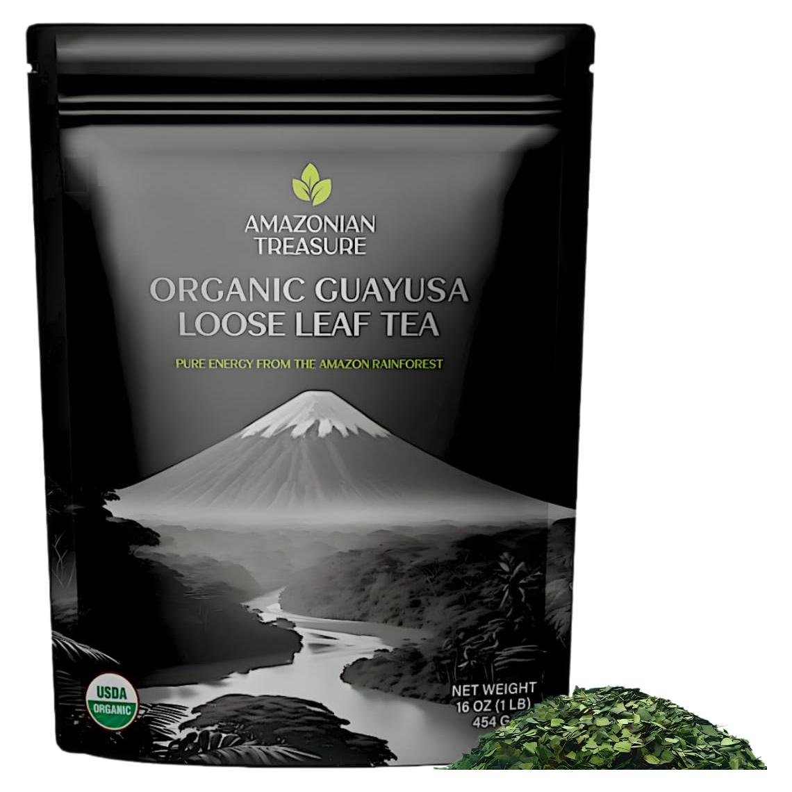 Té de Guayusa Orgánico Tesoro Amazónico 0.45 KG - Energía Natural