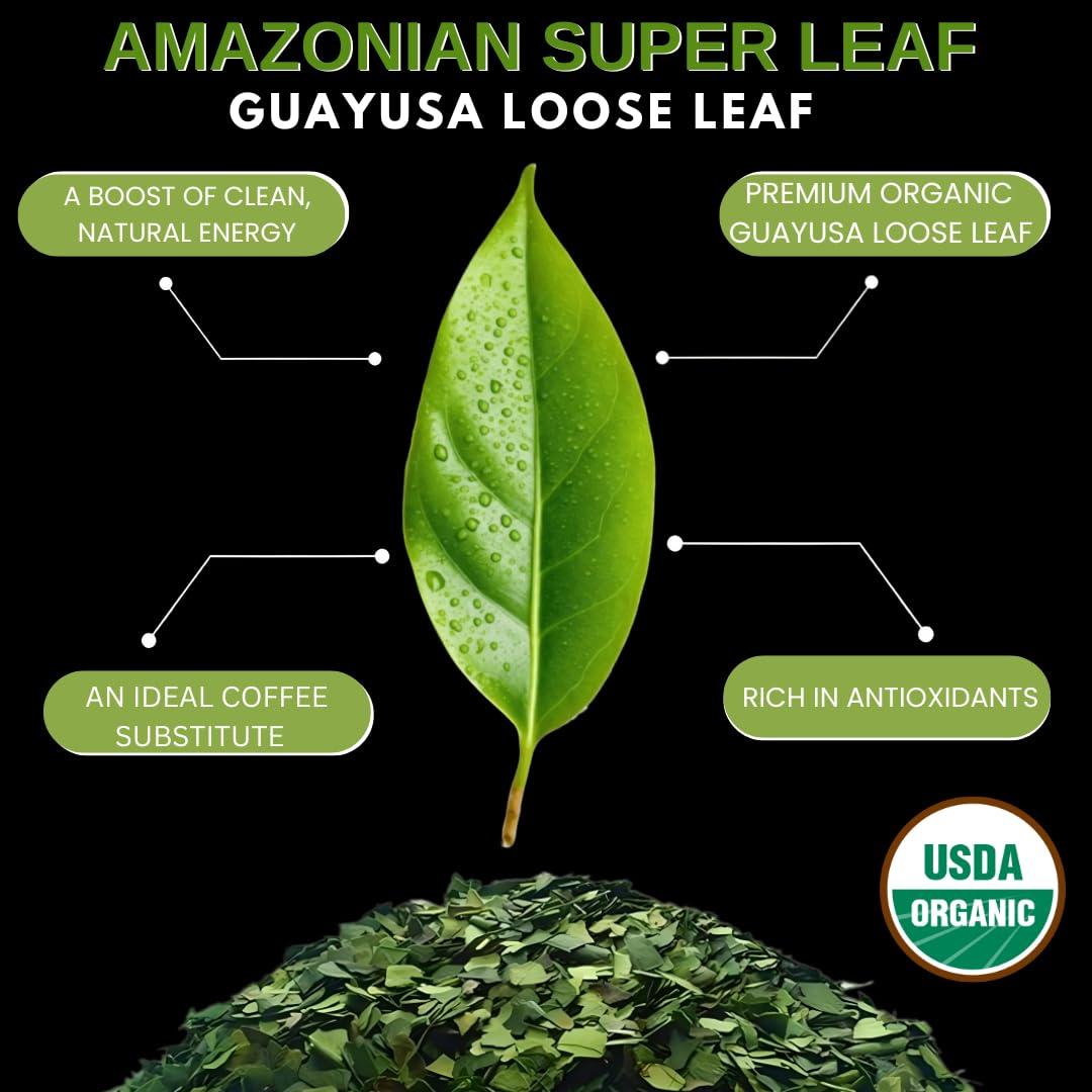 Té de Guayusa Orgánico Tesoro Amazónico 0.45 KG - Energía Natural