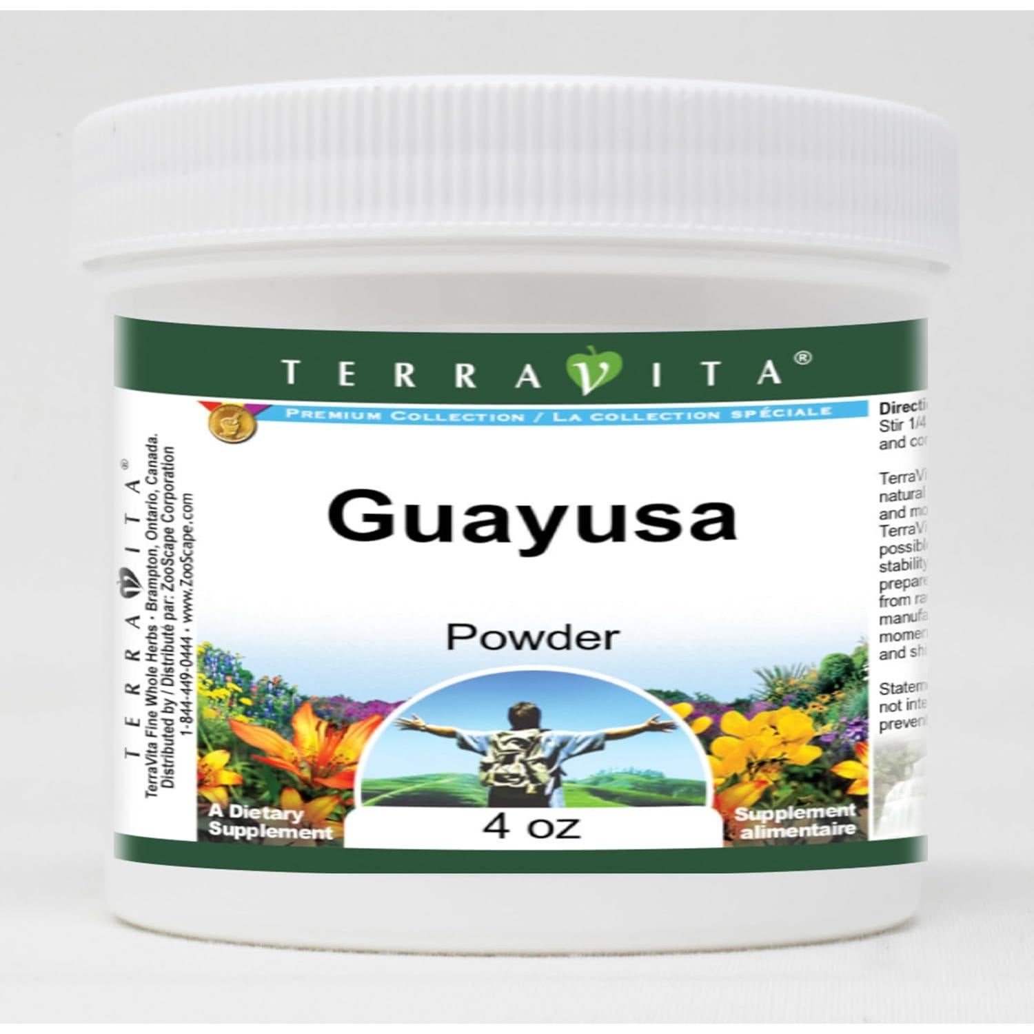Polvo de Guayusa TerraVita 113 g - Sin Rellenos