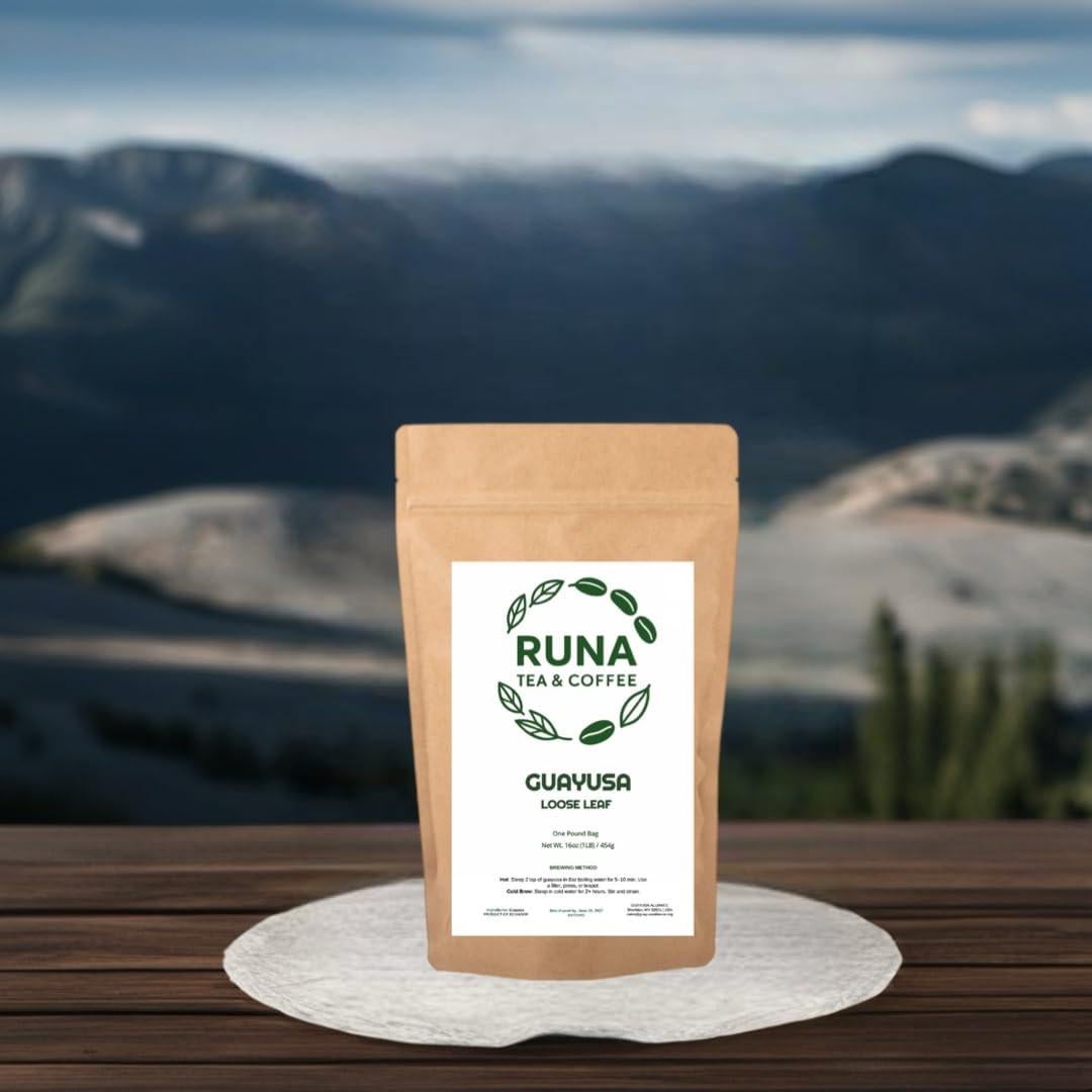 Té de Guayusa Runa - 454g Orgánico de Hoja Suelta