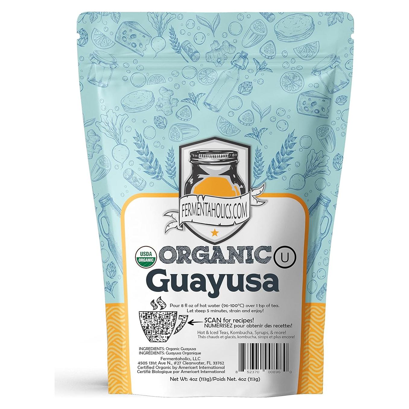 Té Guayusa Orgánico Fermentaholics 113.4 g - Hoja Suelta