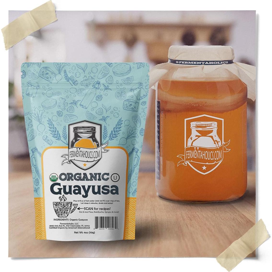 Té Guayusa Orgánico Fermentaholics 113.4 g - Hoja Suelta