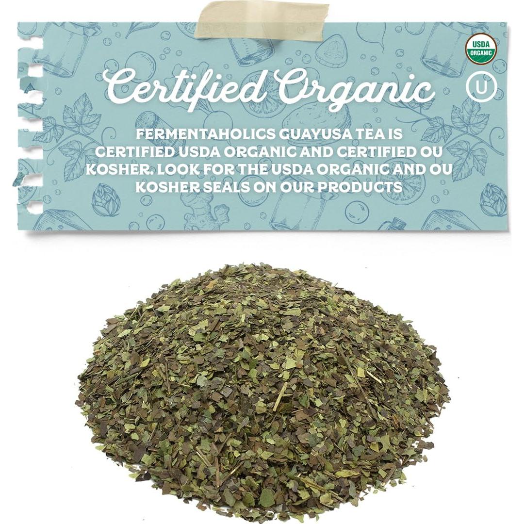 Té Guayusa Orgánico Fermentaholics 113.4 g - Hoja Suelta