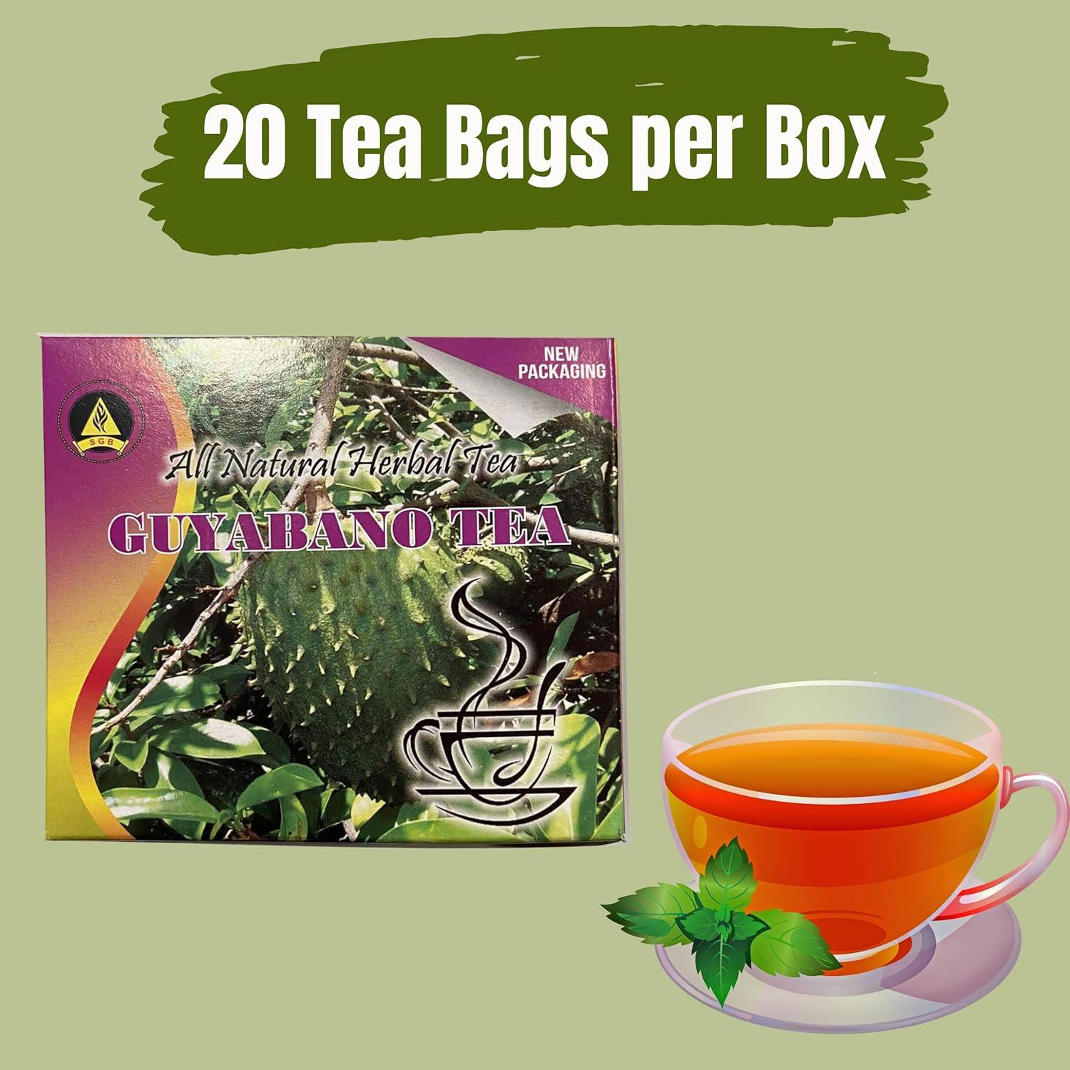 Té Herbal Guyabano Namica 100% Natural - 30 Bolsas