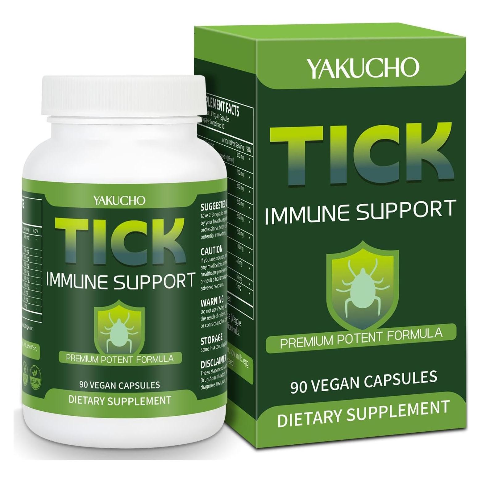 Suplemento Inmunológico Herbal Yakucho 90 Cápsulas Veganas