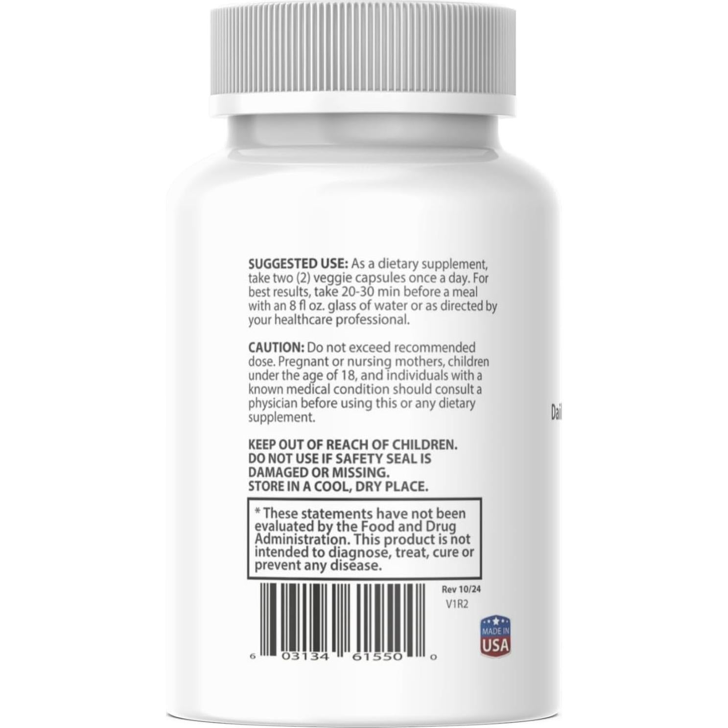 Suplemento Herbal Anziafen 60 Cápsulas 831 mg Antiestrés