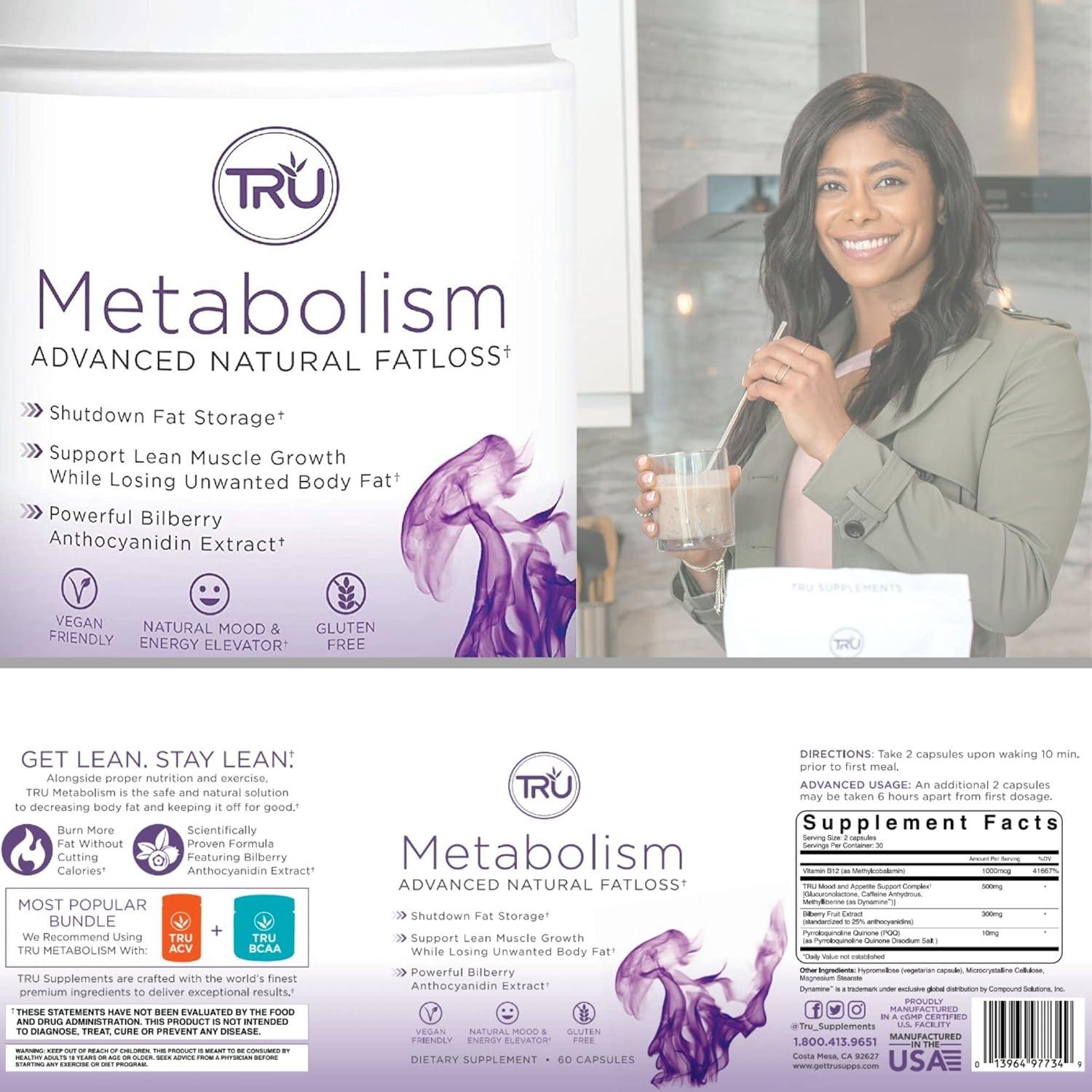 Suplemento Metabolismo TRU - Pérdida de Grasa 30 Porciones