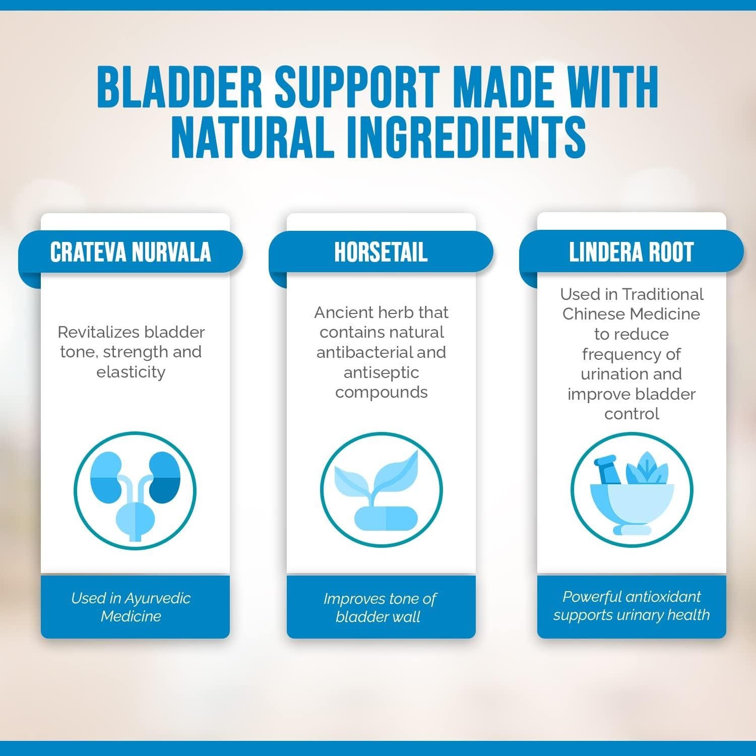 Suplemento Control de Vejiga Better Bladder 60 Cápsulas