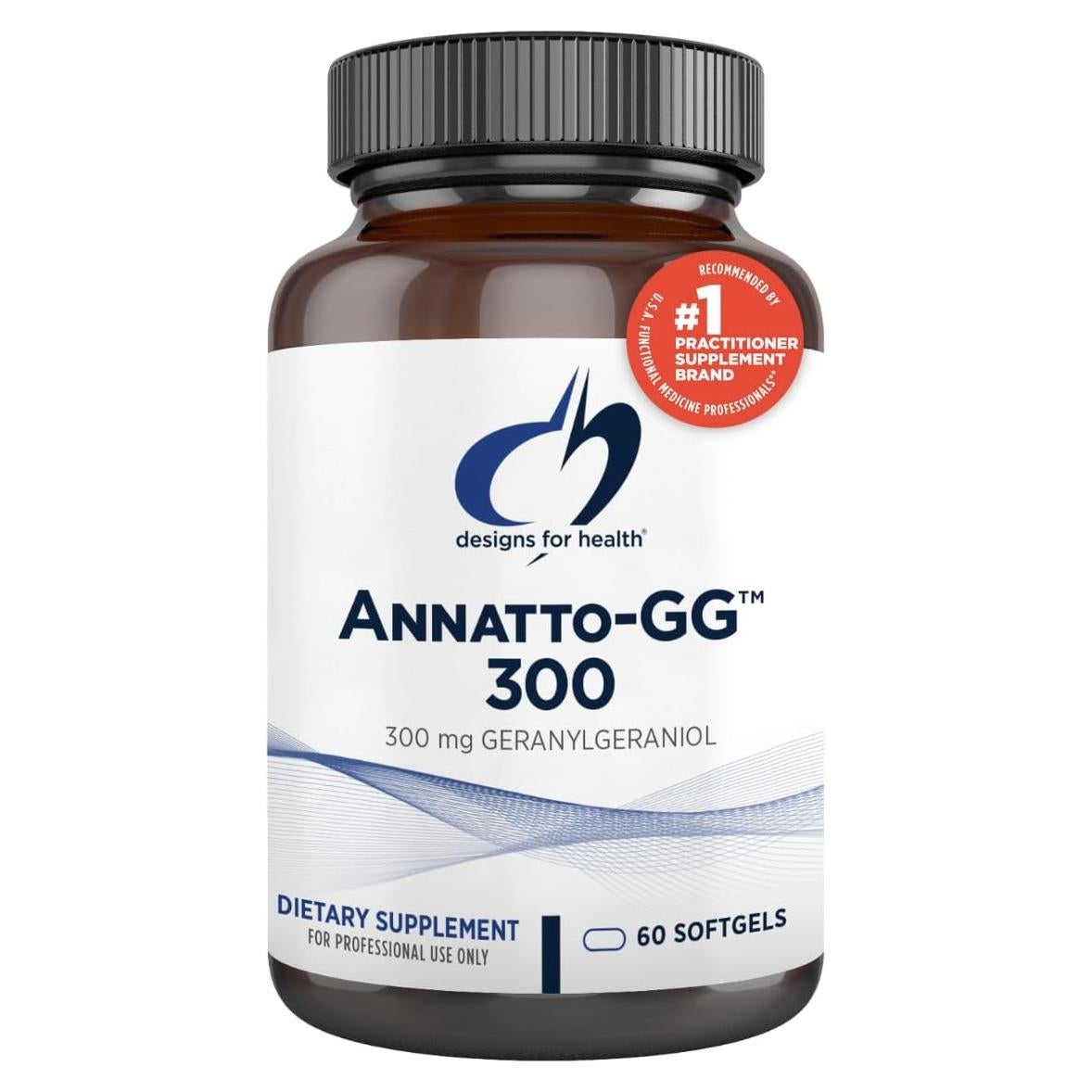 Suplemento Annatto-GG 300 Designs for Health - 60 Softgels