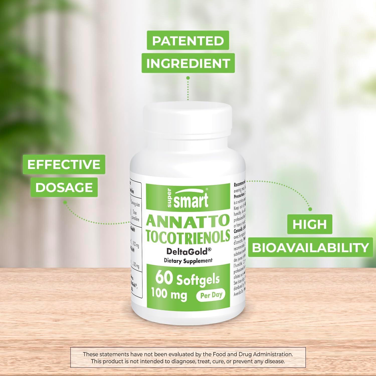 Suplemento de Tocotrienoles DeltaGold 100mg - Supersmart