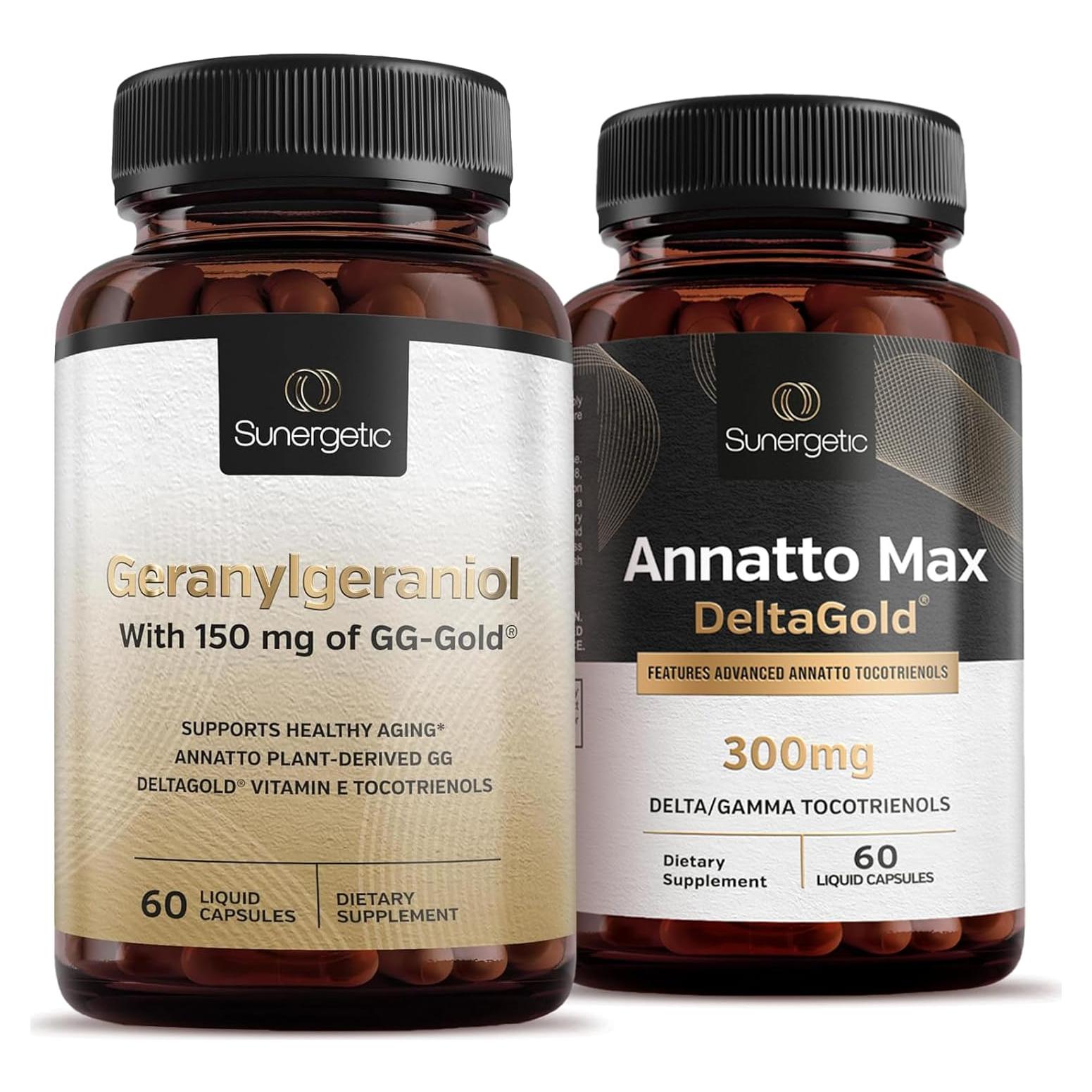 Suplemento Geranylgeraniol y Annatto Max DeltaGold 120 cápsulas