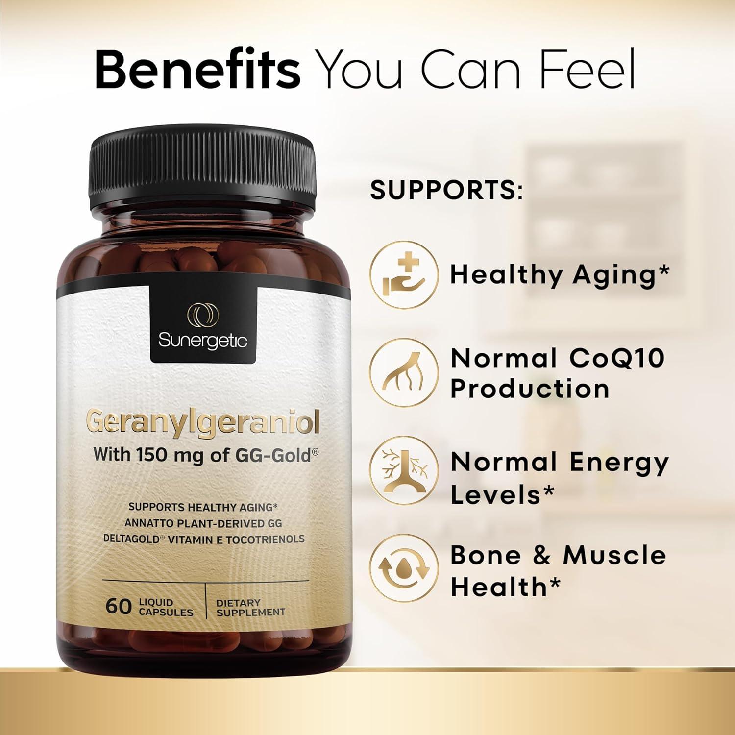 Suplemento Geranylgeraniol y Annatto Max DeltaGold 120 cápsulas