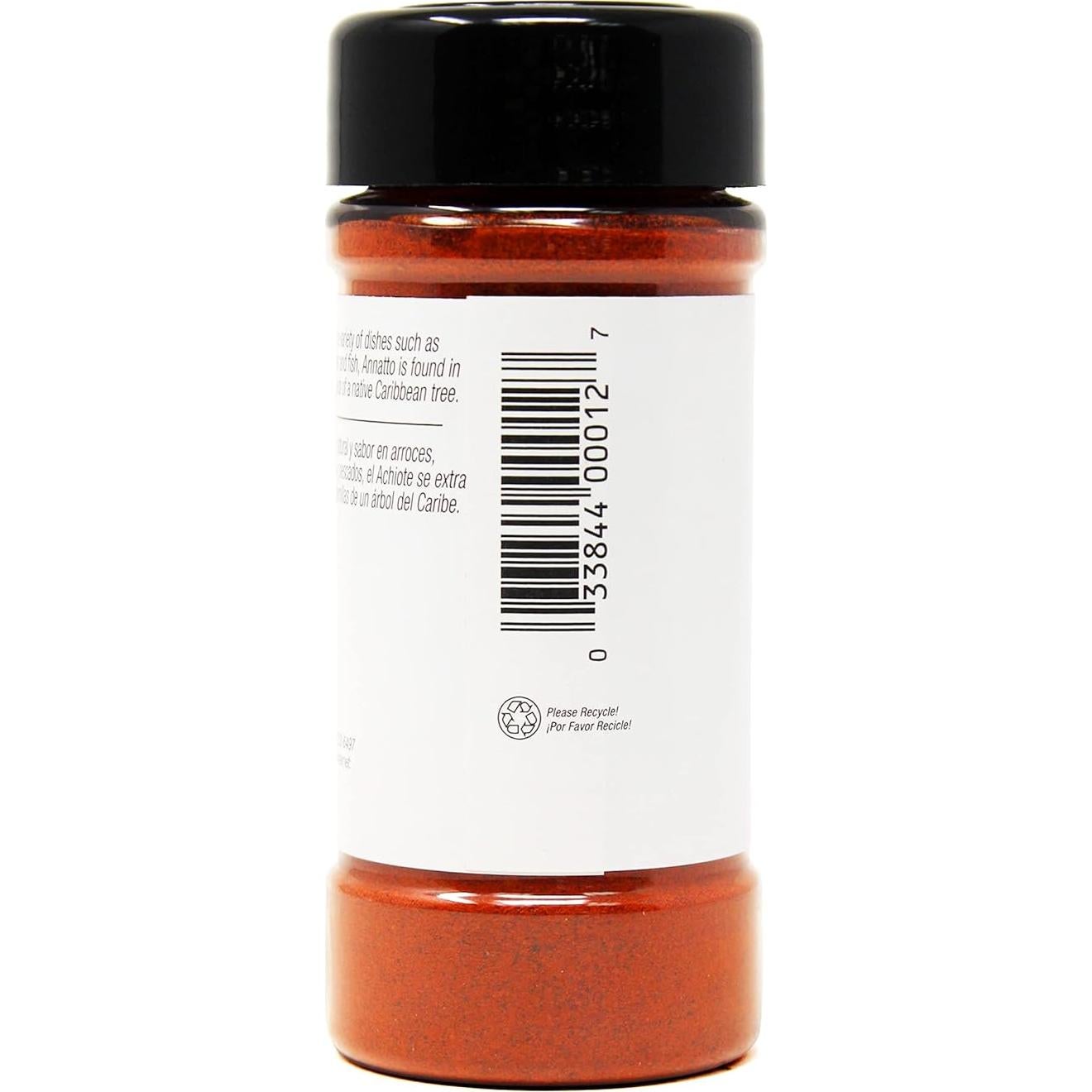 Achiote Molido Badia 77 g - Sazonador Multiuso Kosher