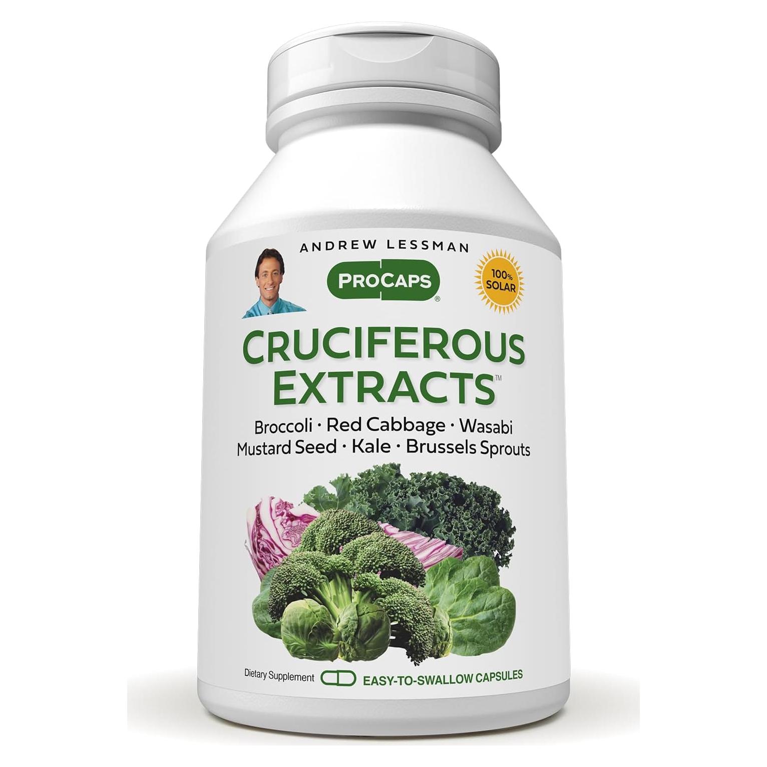 Extractos Crucíferos Andrew Lessman 180 Cápsulas - Altos Glucosinolatos