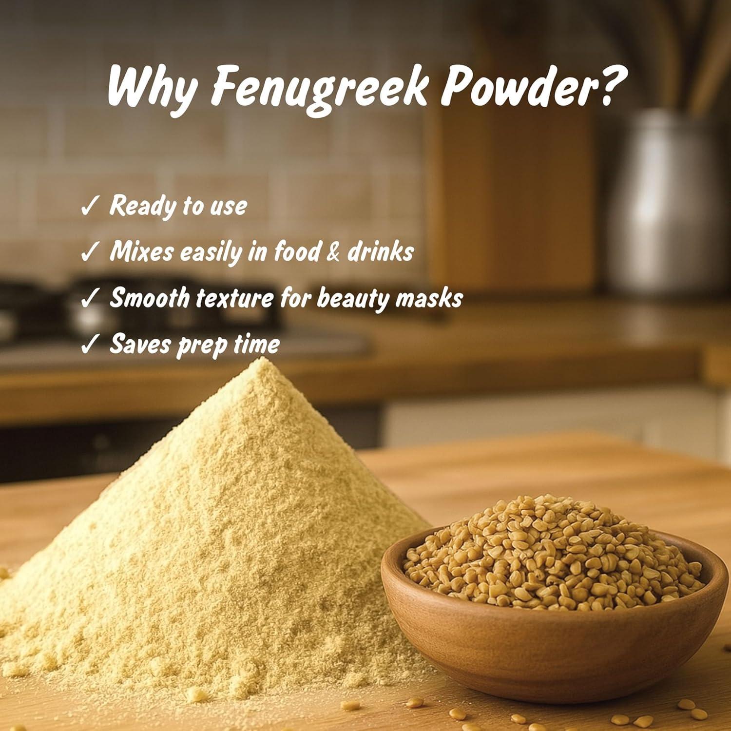 Polvo de Fenogreco Orgánico 226.8 g Perfil de Especias