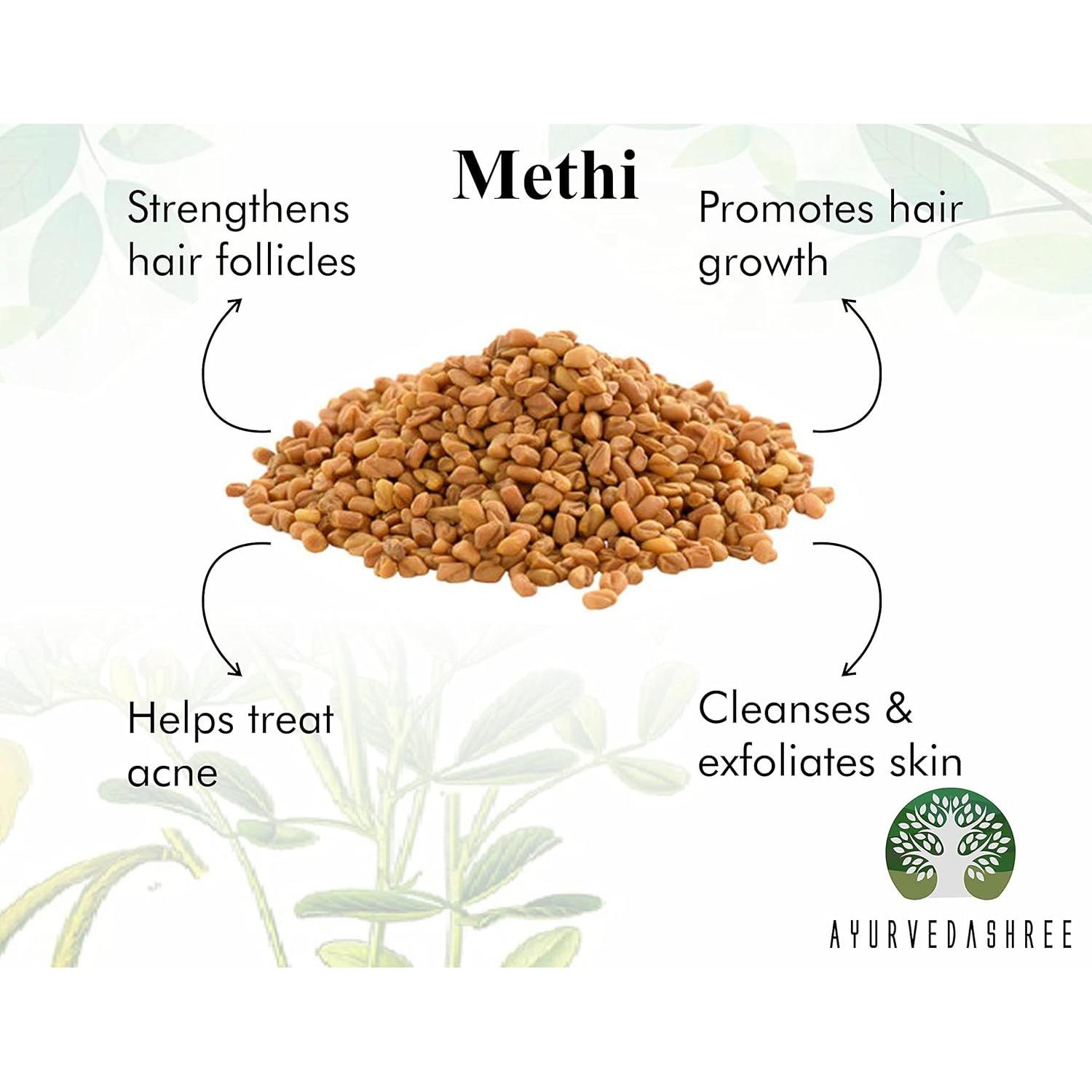 Polvo de Semillas de Fenogreco AYURVEDASHREE 100 g - Especia India