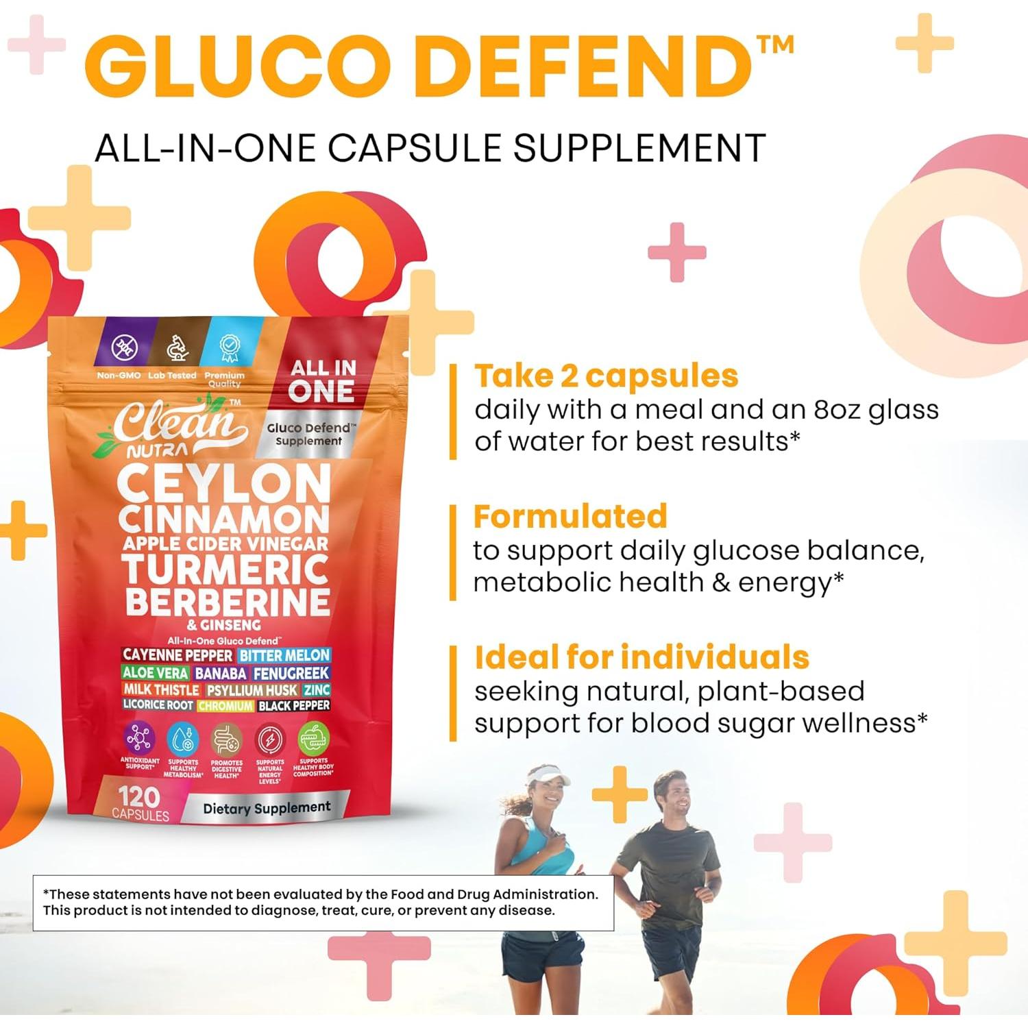 Cápsulas de Canela de Ceilán Clean Nutra 120 Pastillas