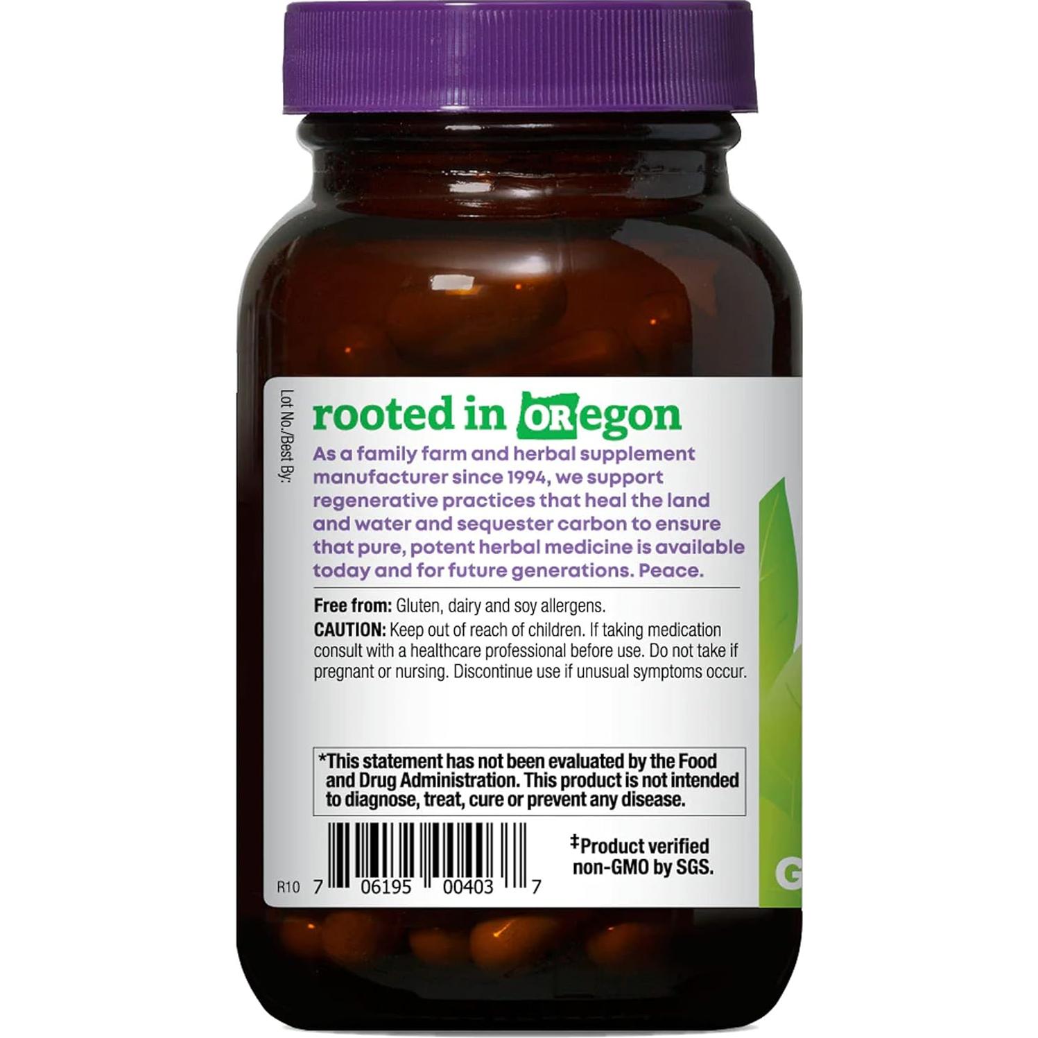 Suplemento Herbal Gymnema Oregon's Wild Harvest 60 Cápsulas Veganas