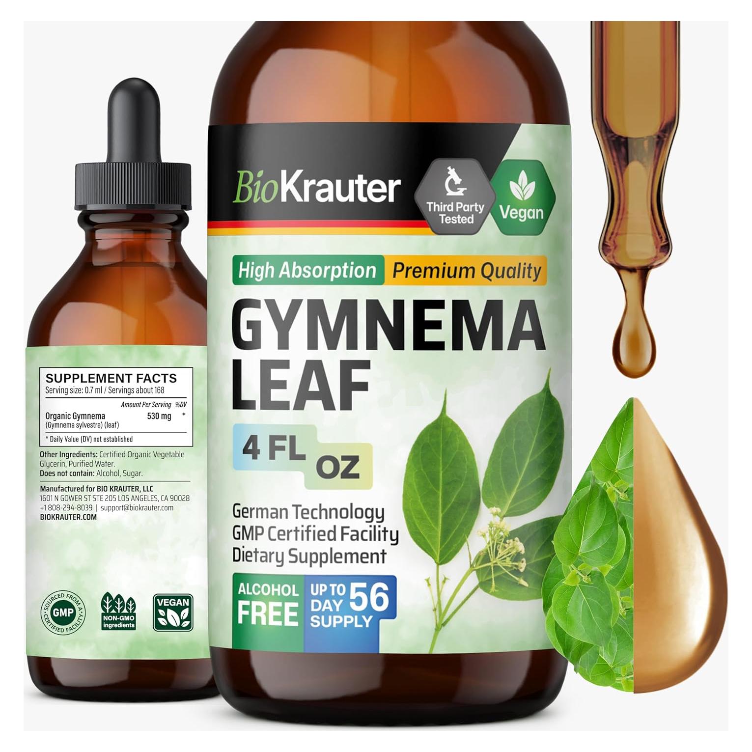Extracto de Gymnema Sylvestre BIO KRAUTER 118.29 ml Vegano