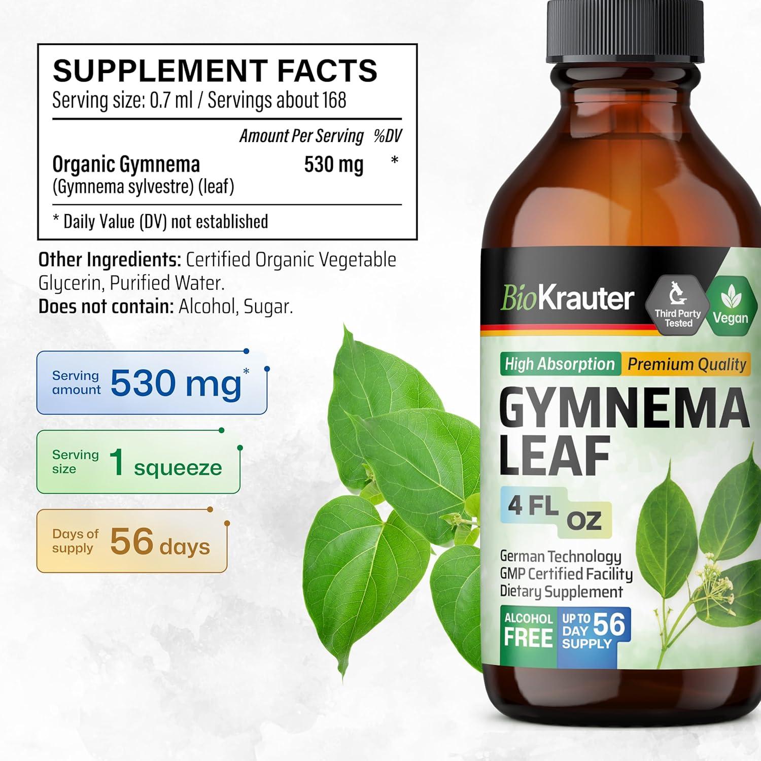 Extracto de Gymnema Sylvestre BIO KRAUTER 118.29 ml Vegano