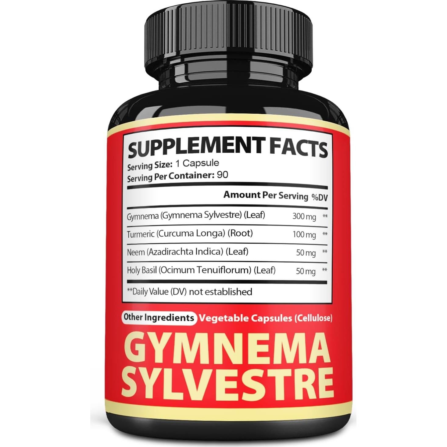 Cápsulas de Gymnema Sylvestre Satoomi - 90 Cápsulas - 3 Meses