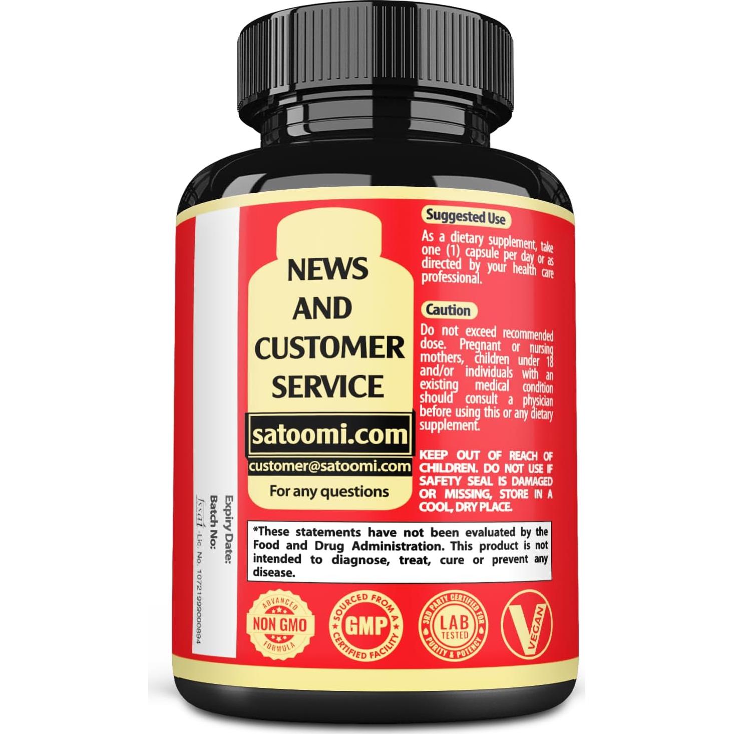 Cápsulas de Gymnema Sylvestre Satoomi - 90 Cápsulas - 3 Meses