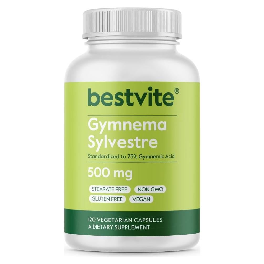 Suplemento Gymnema Sylvestre 500mg Bestvite 120 Cápsulas Veganas