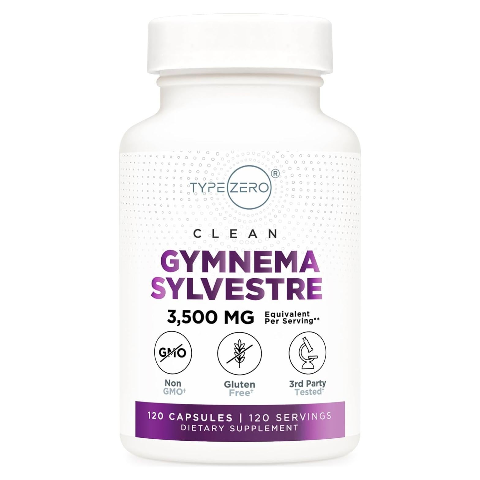 Cápsulas de Gymnema Sylvestre Type Zero 120 Porciones 3500 MG