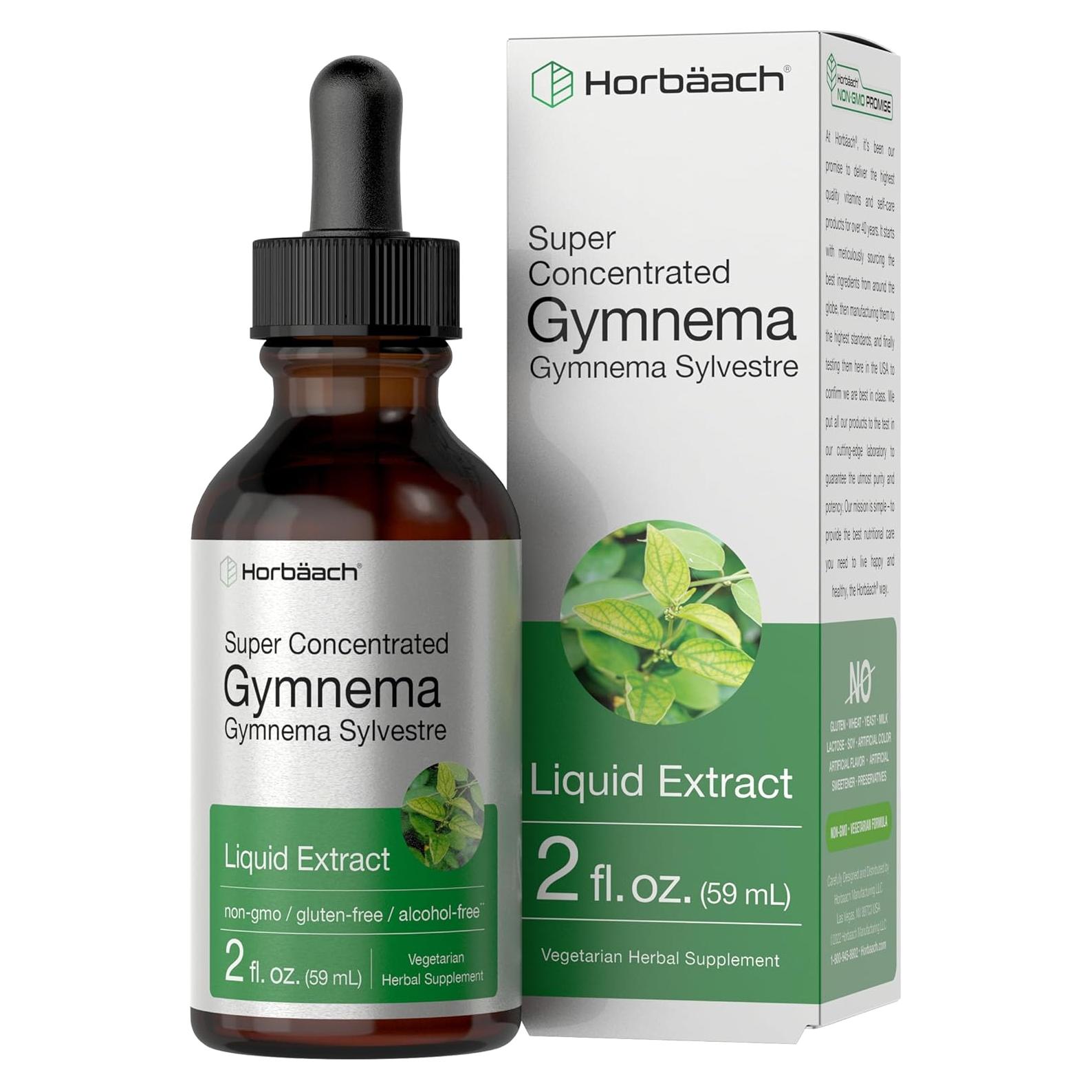 Extracto Líquido de Gymnema Sylvestre Horbaach 60 ml Sin Alcohol