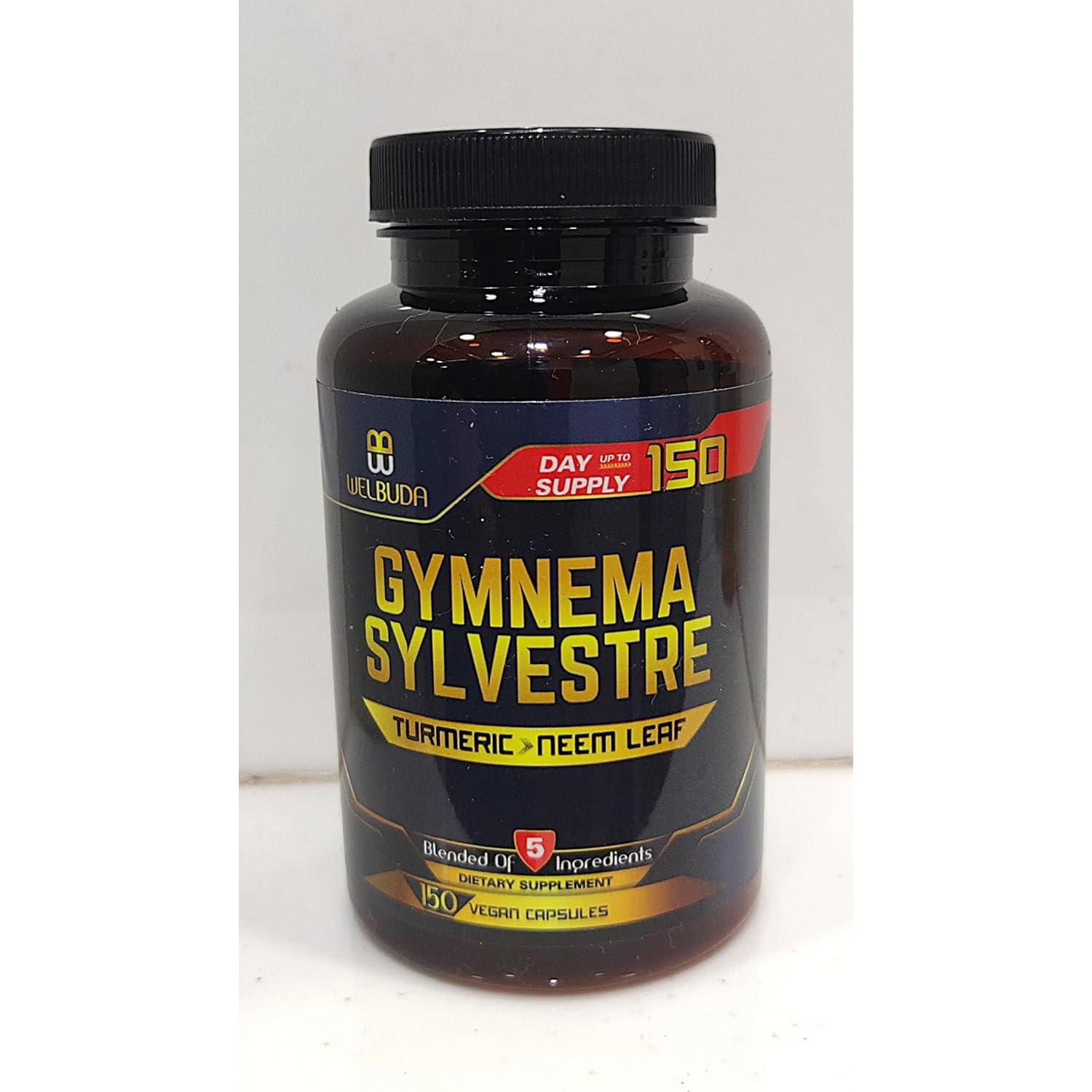 Cápsulas de Gymnema Sylvestre WELBUDA - 150 Unidades