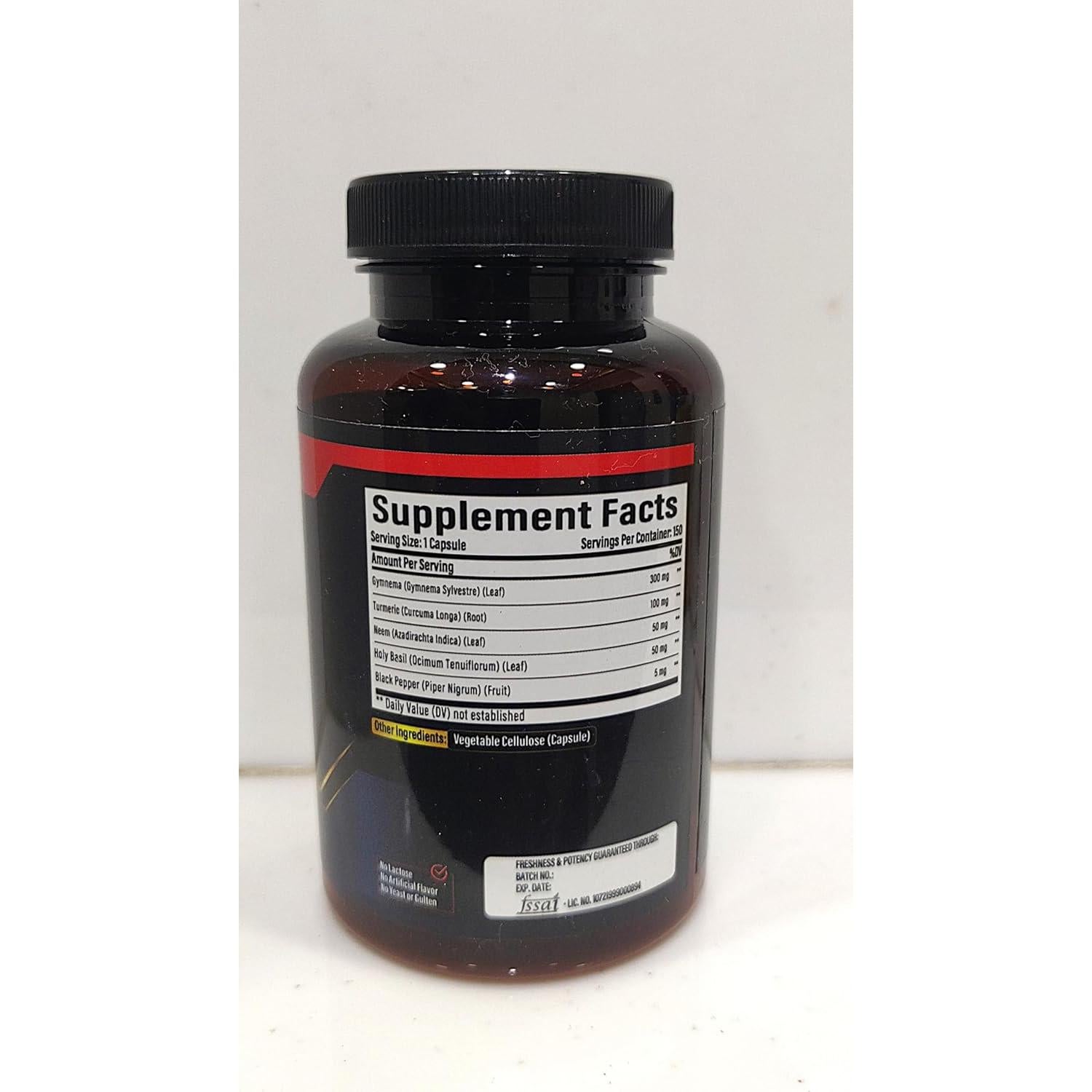 Cápsulas de Gymnema Sylvestre WELBUDA - 150 Unidades