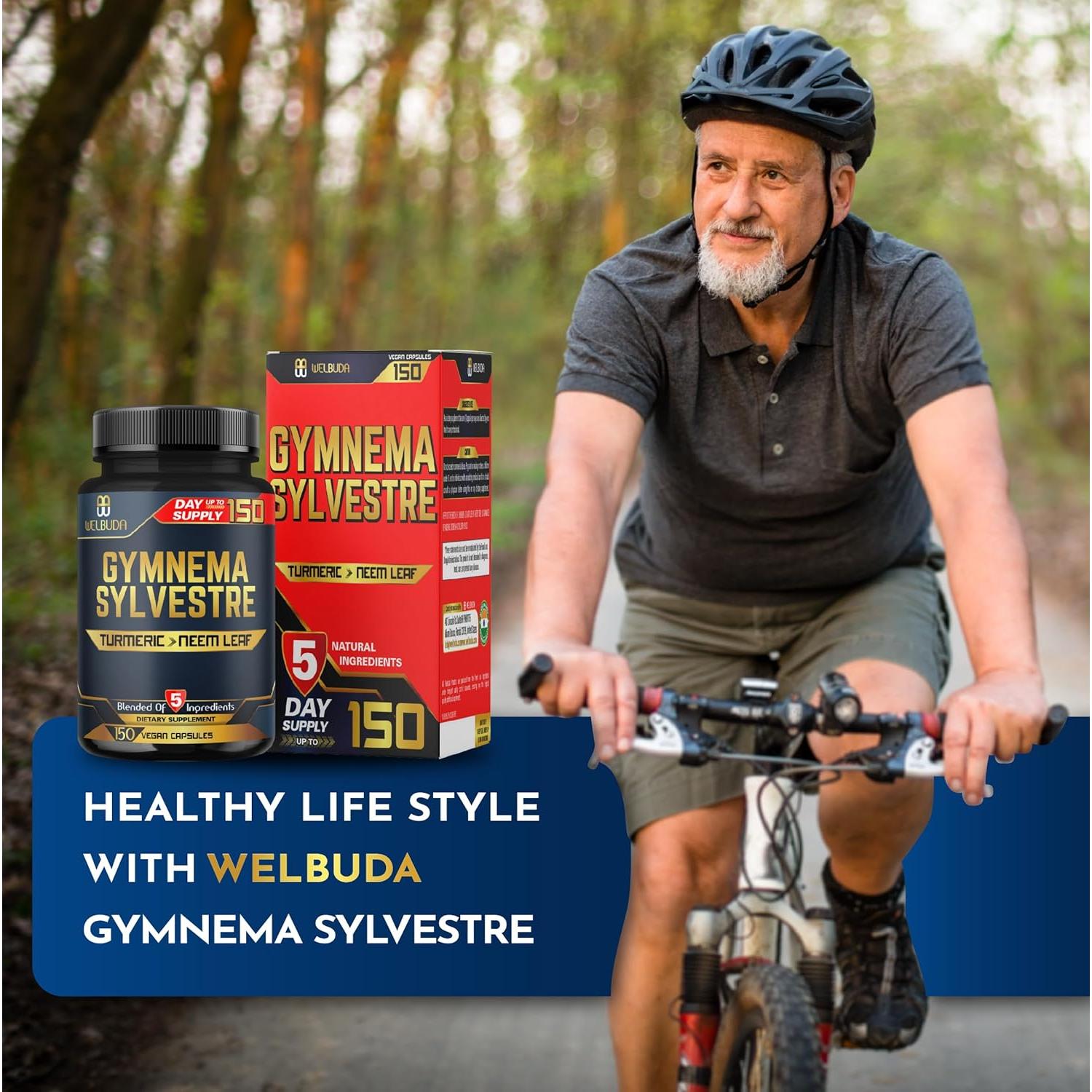 Cápsulas de Gymnema Sylvestre WELBUDA - 150 Unidades