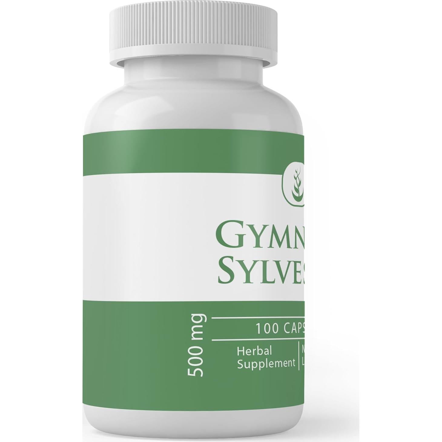 Cápsulas de Gymnema Sylvestre 100% Puras - 100 Unidades